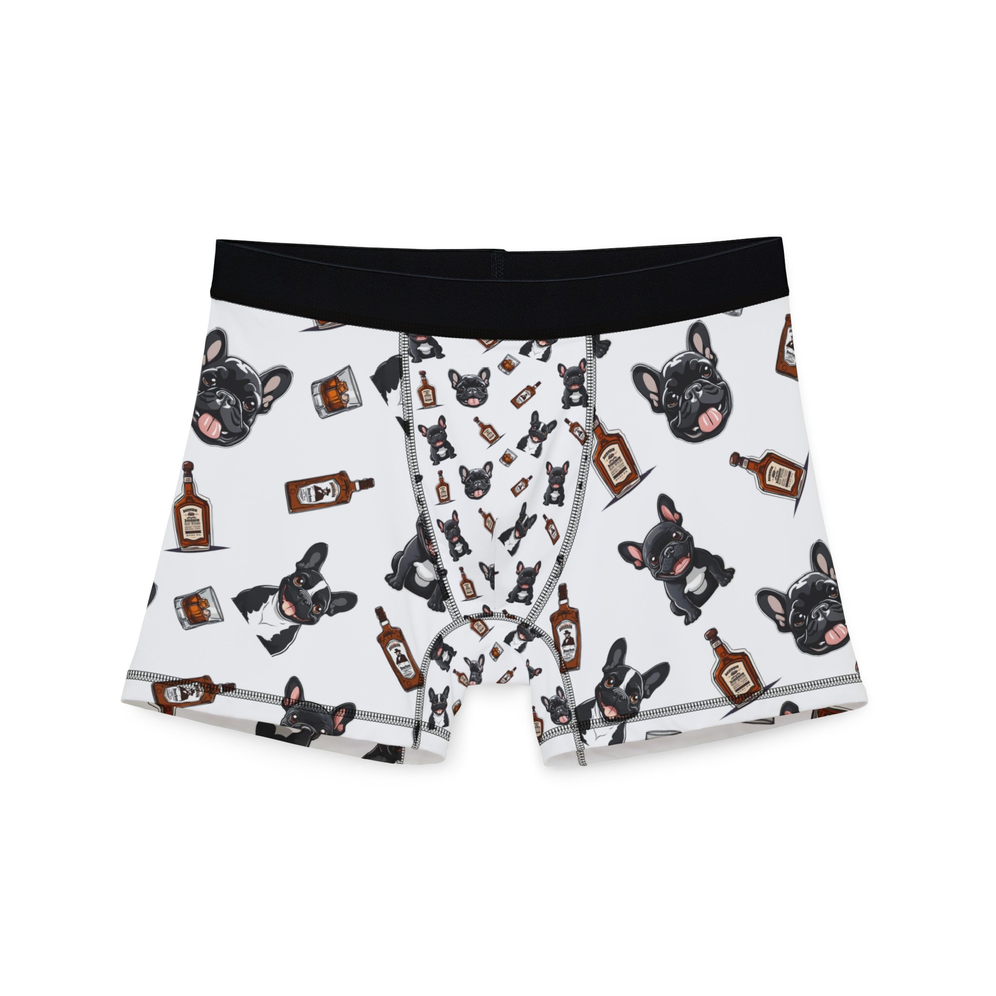 Tipsy Bully Bulldogs & Bourbon Men's Underwear (French/Black)