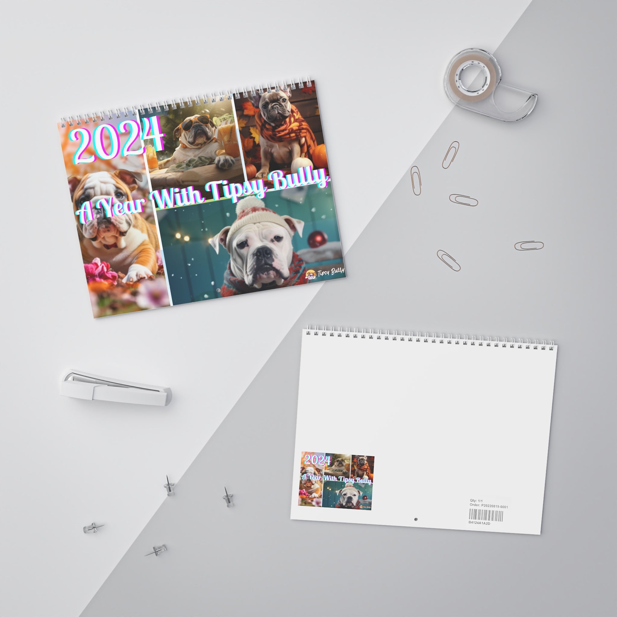 Tipsy Bully 2024 Wall Calendar