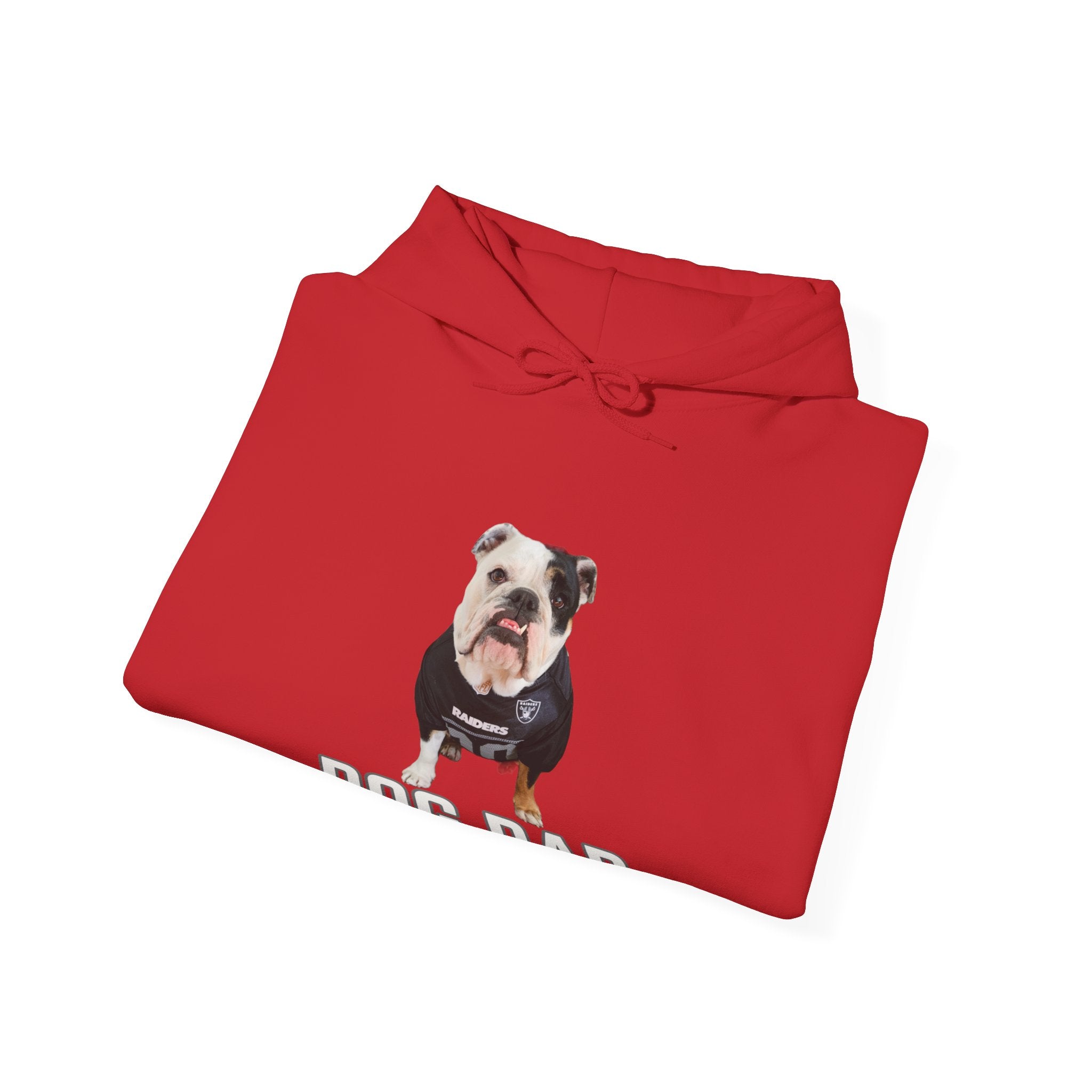 CustomDog Dad/Dog Mom Hoodie with Your Bulldog's Picture & Name option 30 - English Bulldog mom gift | Tipsy Bully