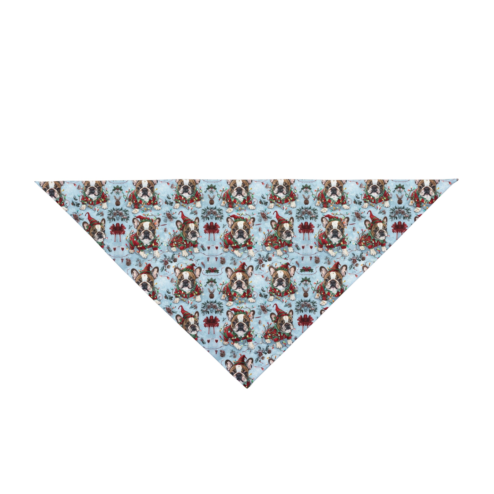 Tipsy Christmas Dog Bandana (French)