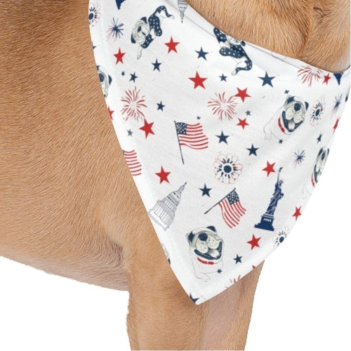 Red, White & Drool Dog Bandana (English)