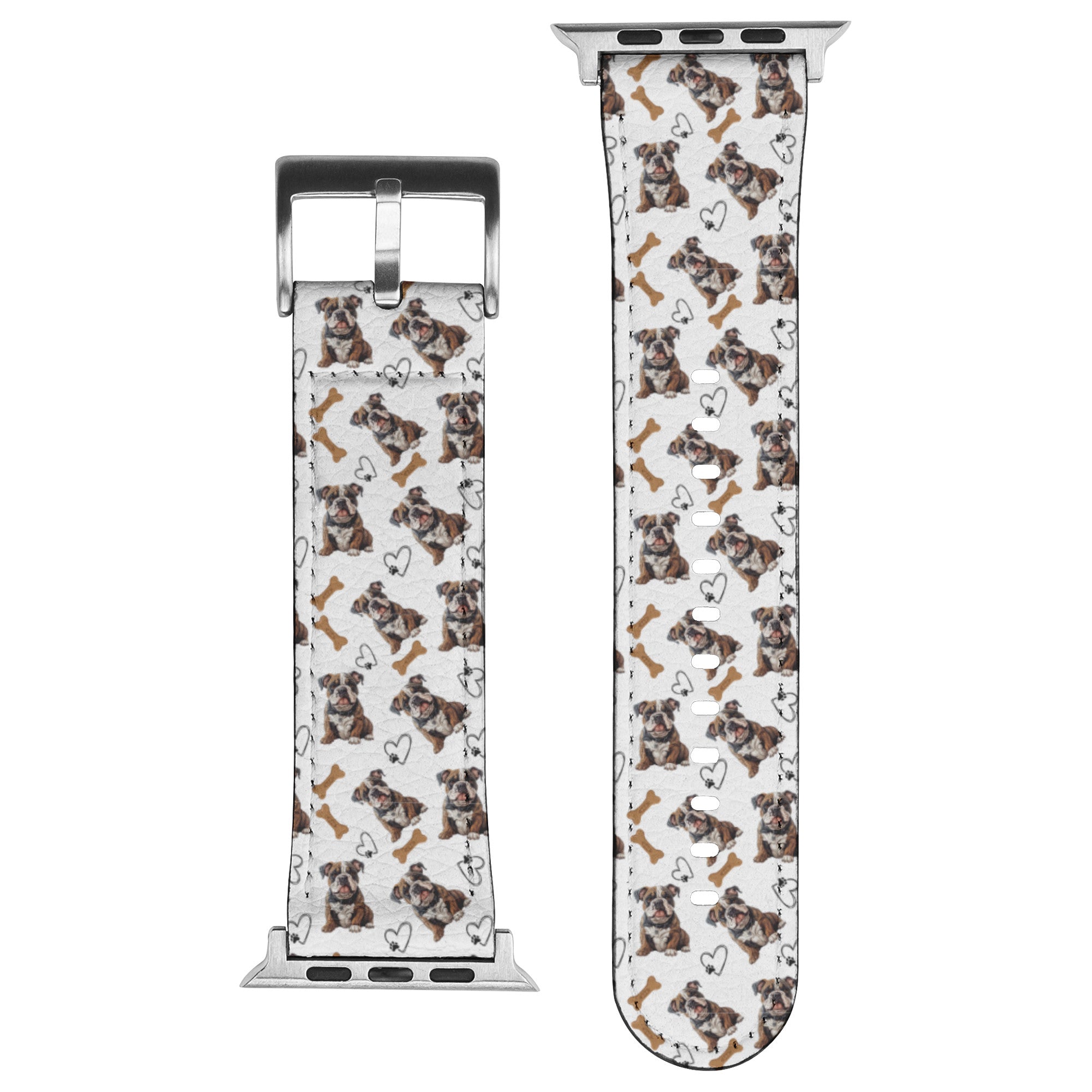 Tipsy Bully Bulldog Apple Watch Band) - English Bulldog mom gift | Tipsy Bully