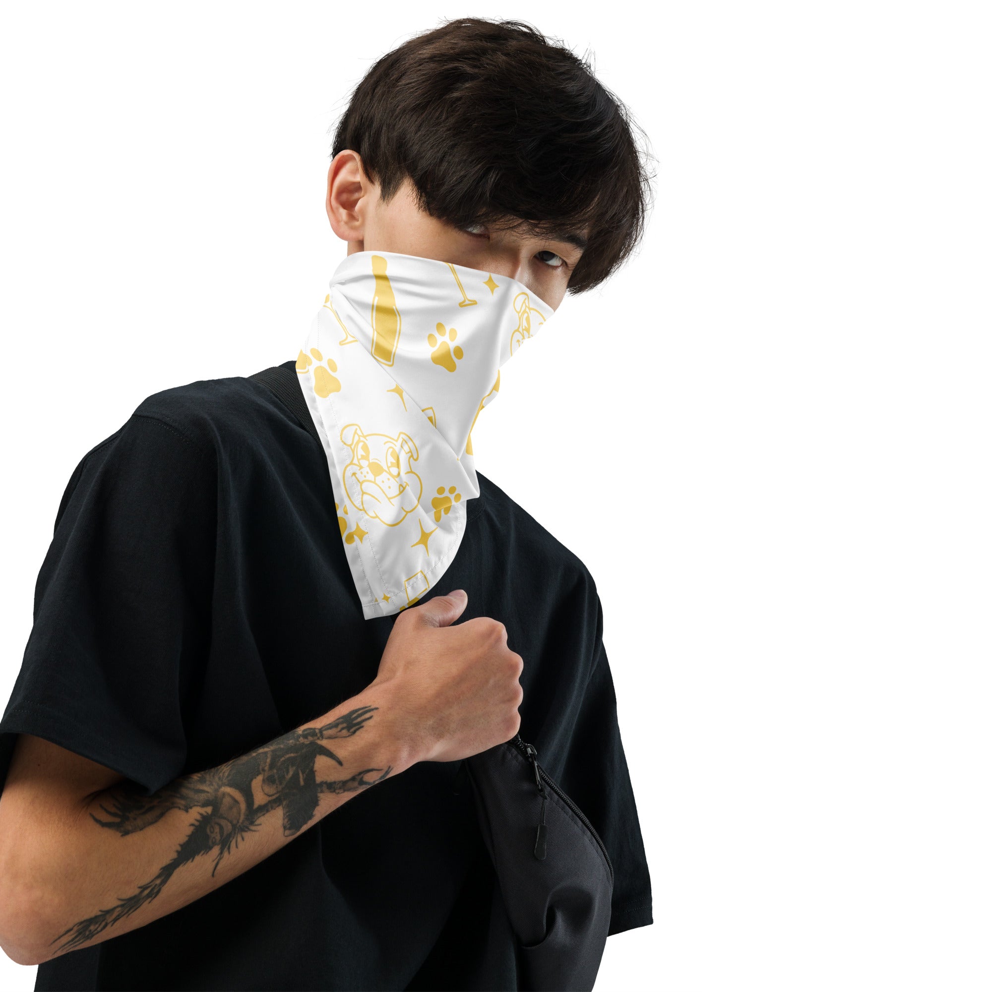 The Tipsy Bully Pup Bandana - Yellow