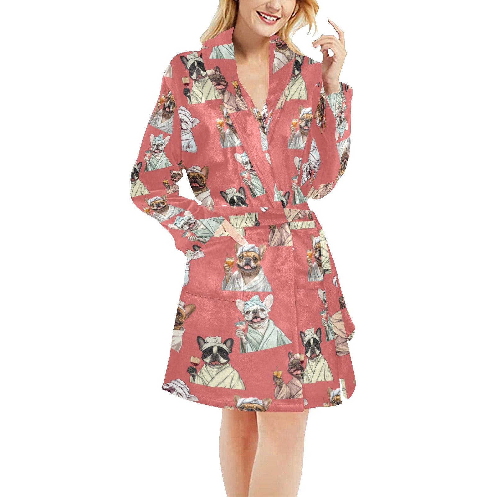 Tipsy Bully Bath Robe (French)