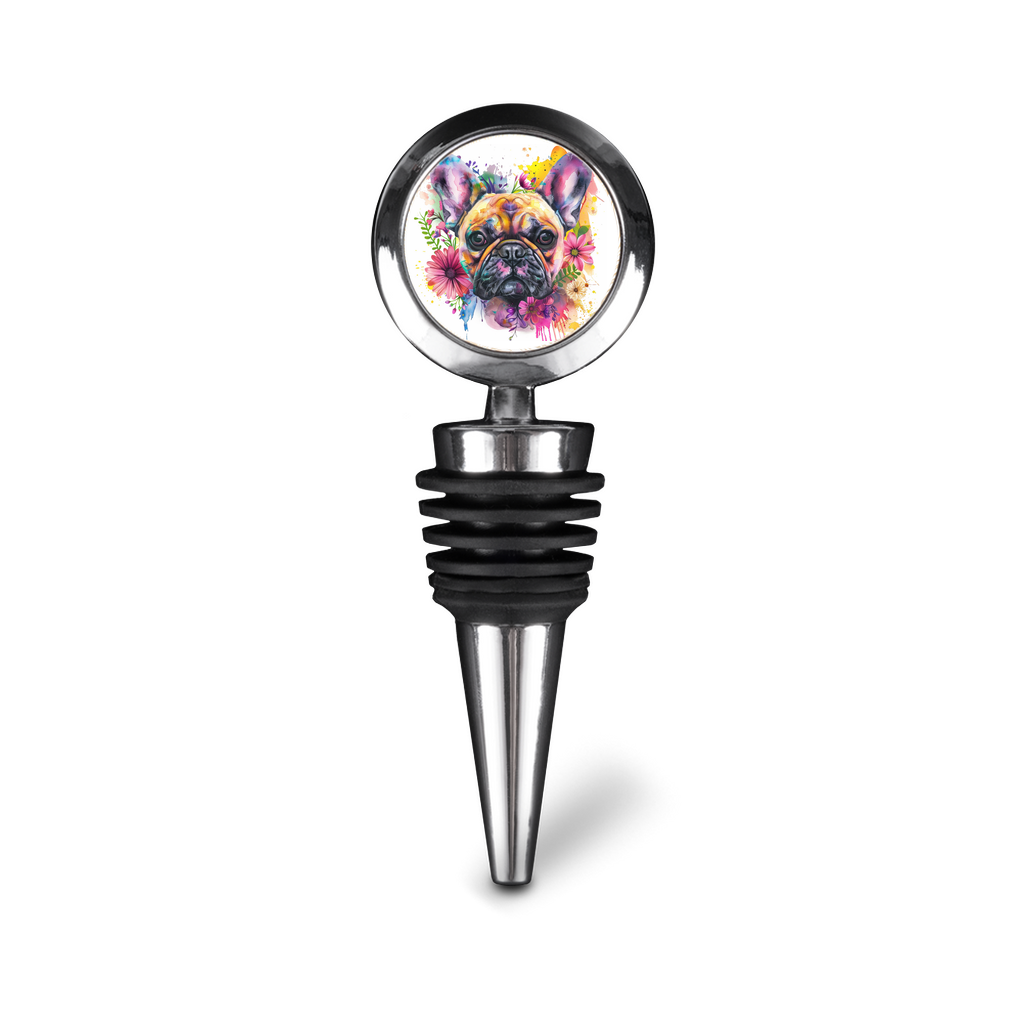 Tipsy Bully Wine Bottle Stoppers! (French Flower)