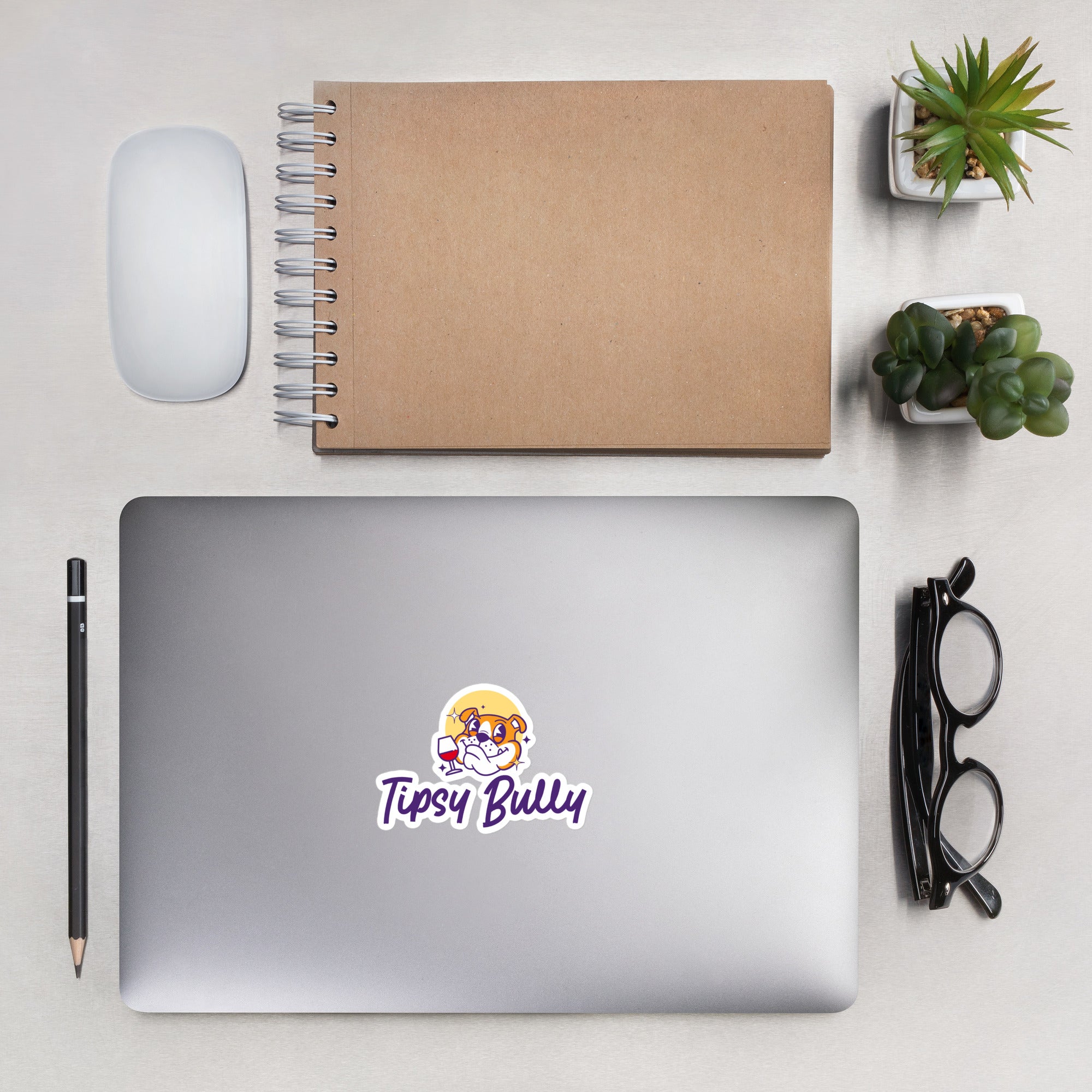 Tipsy Bully Logo Stickers: Paws, Pour, and Stick!