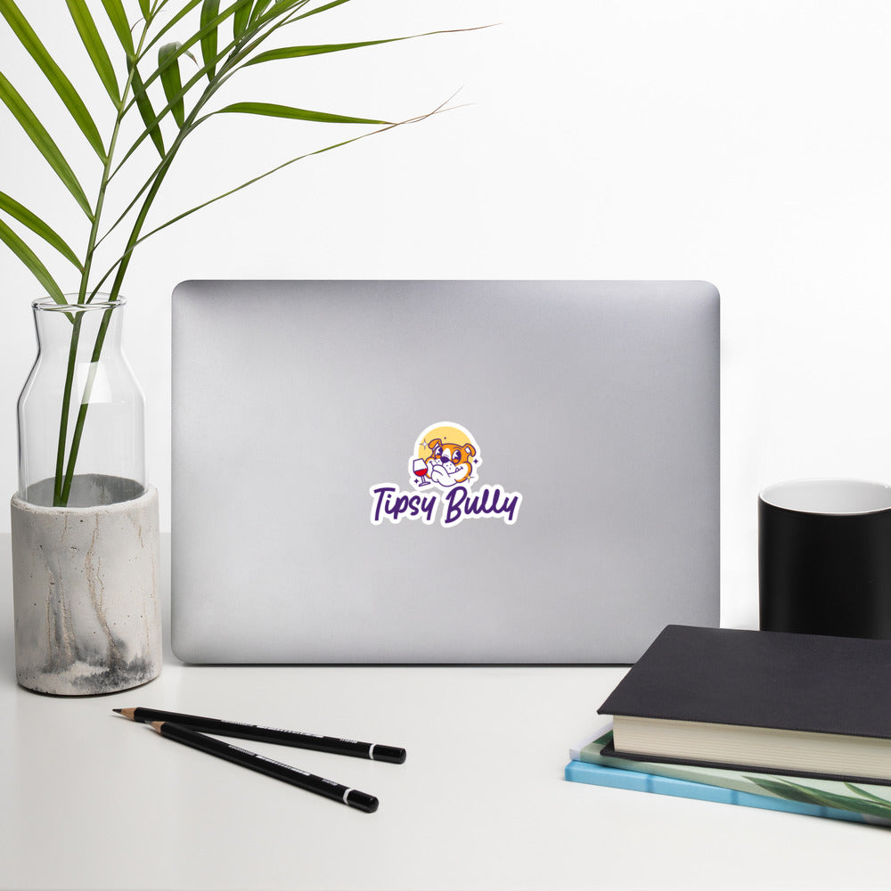 Tipsy Bully Logo Stickers: Paws, Pour, and Stick!