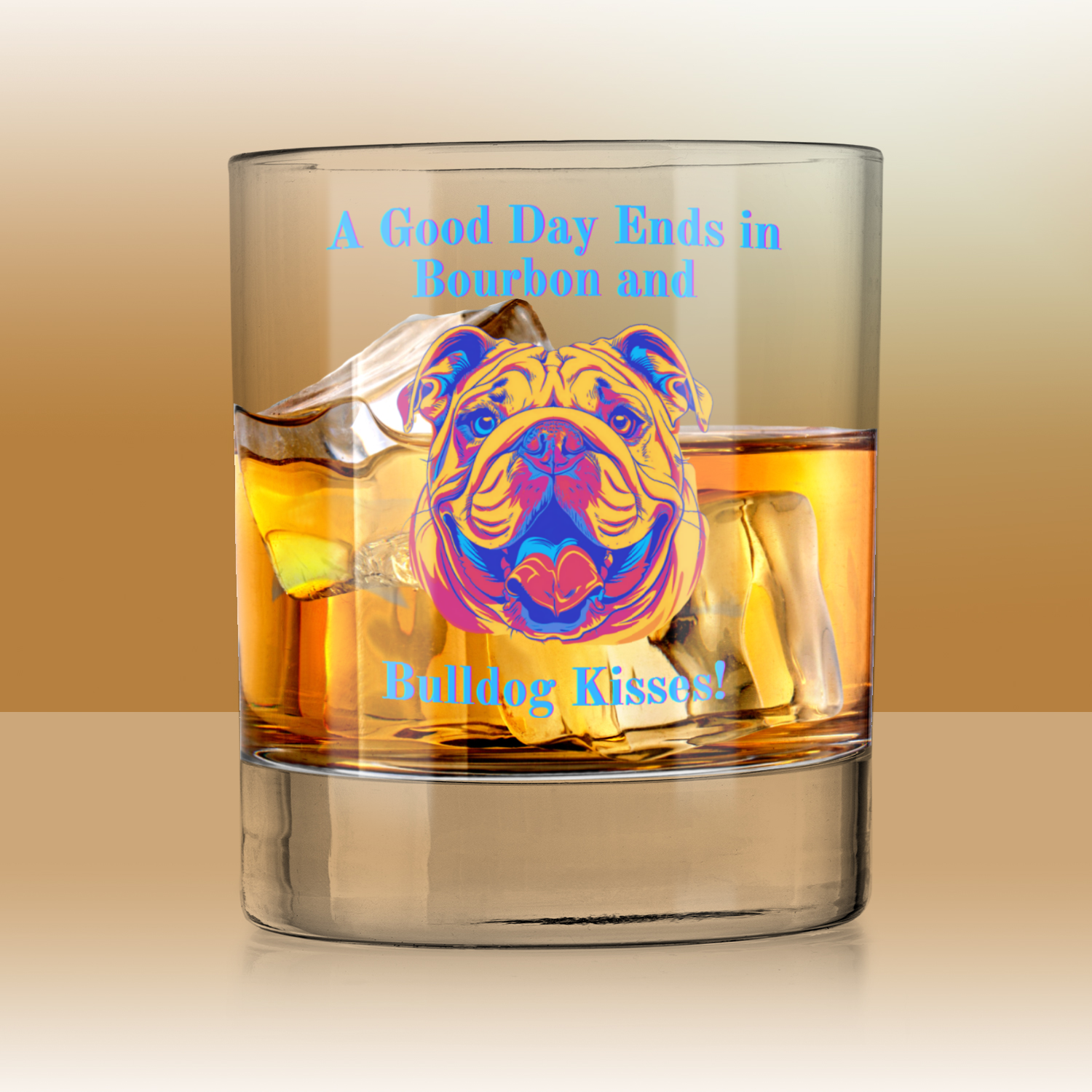 BULLDOG SPIRIT WHISKEY GLASSES (ENGLISH)