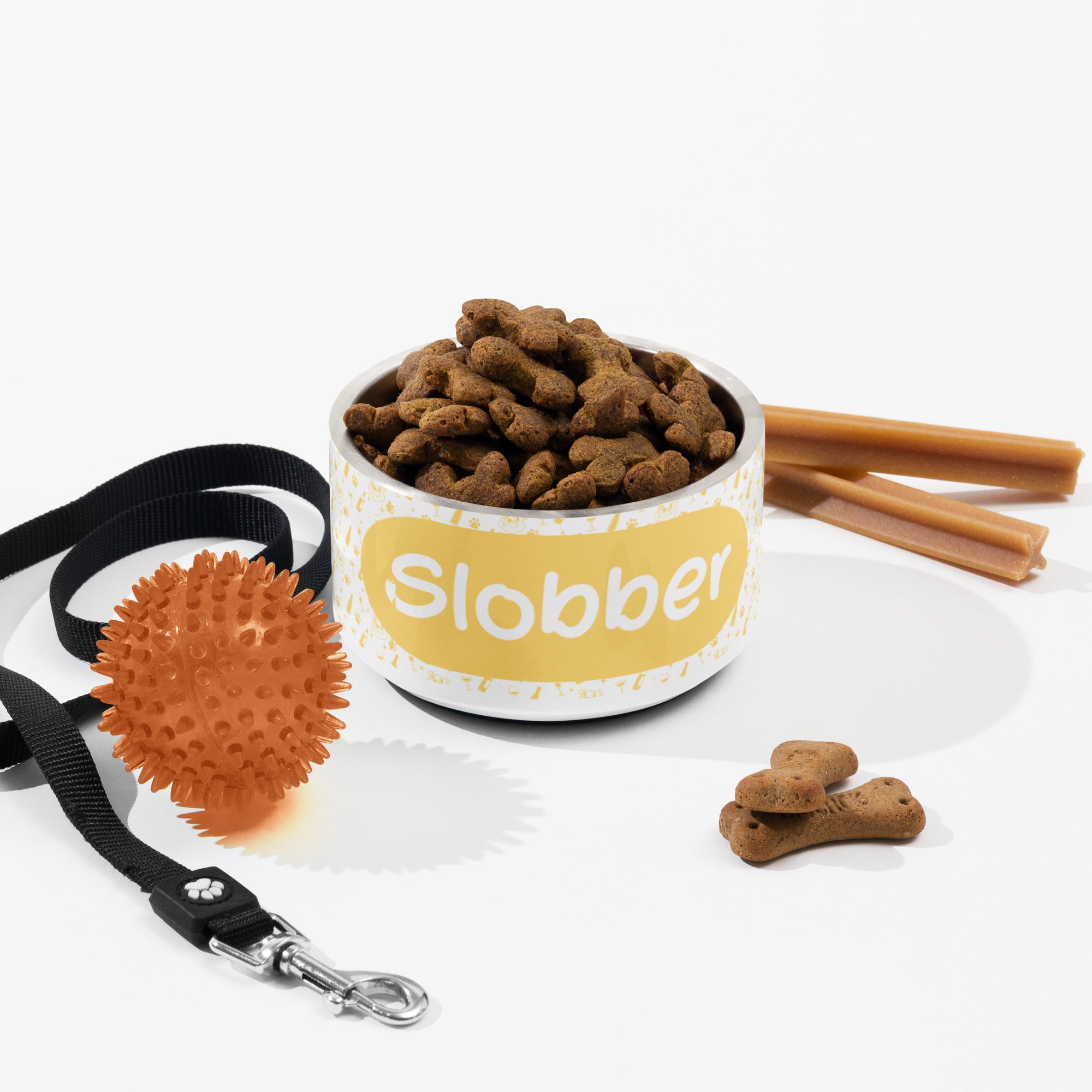 Pet bowl - Slobber - Yellow