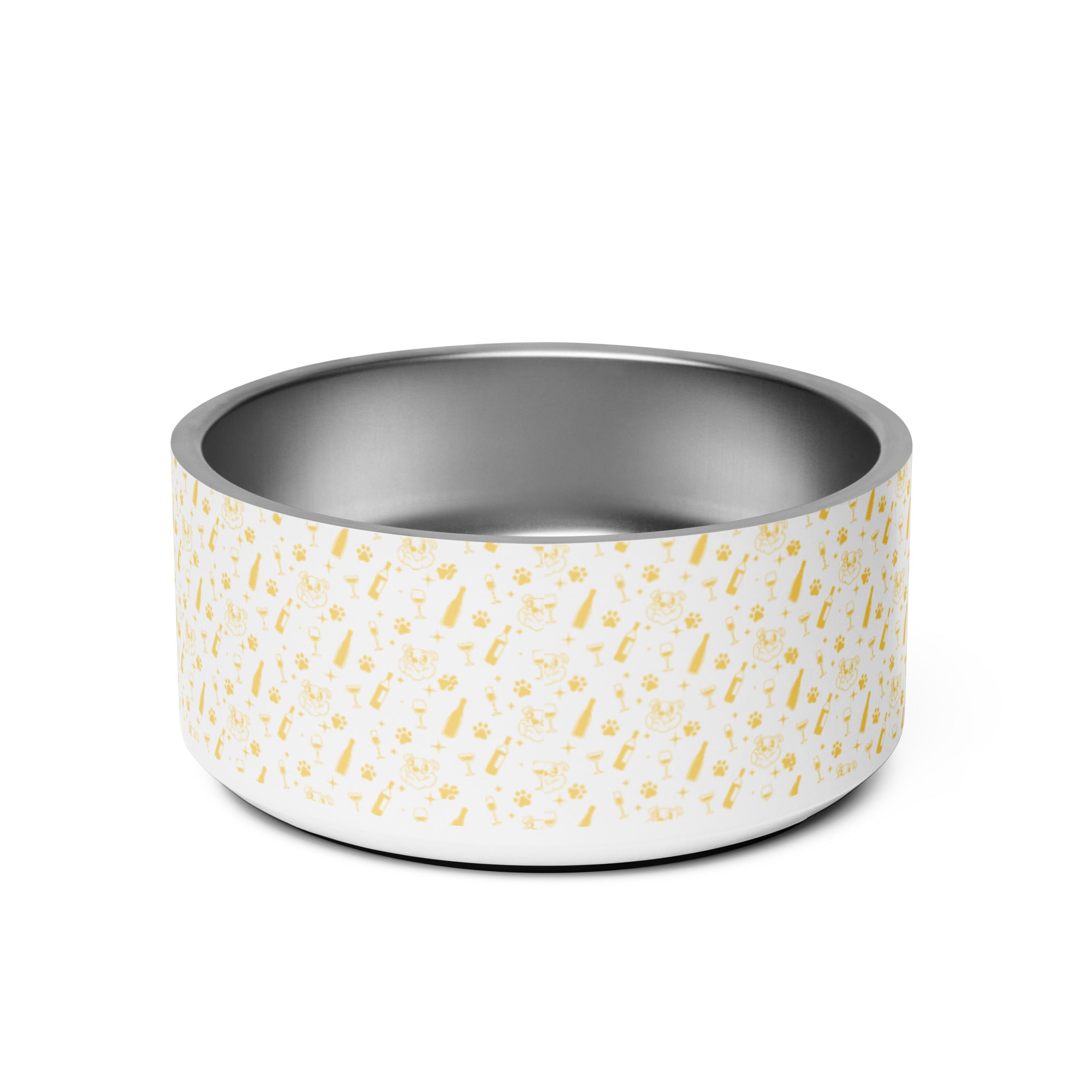 Pet bowl - Sip - Yellow color option - English Bulldog mom gift | Tipsy Bully