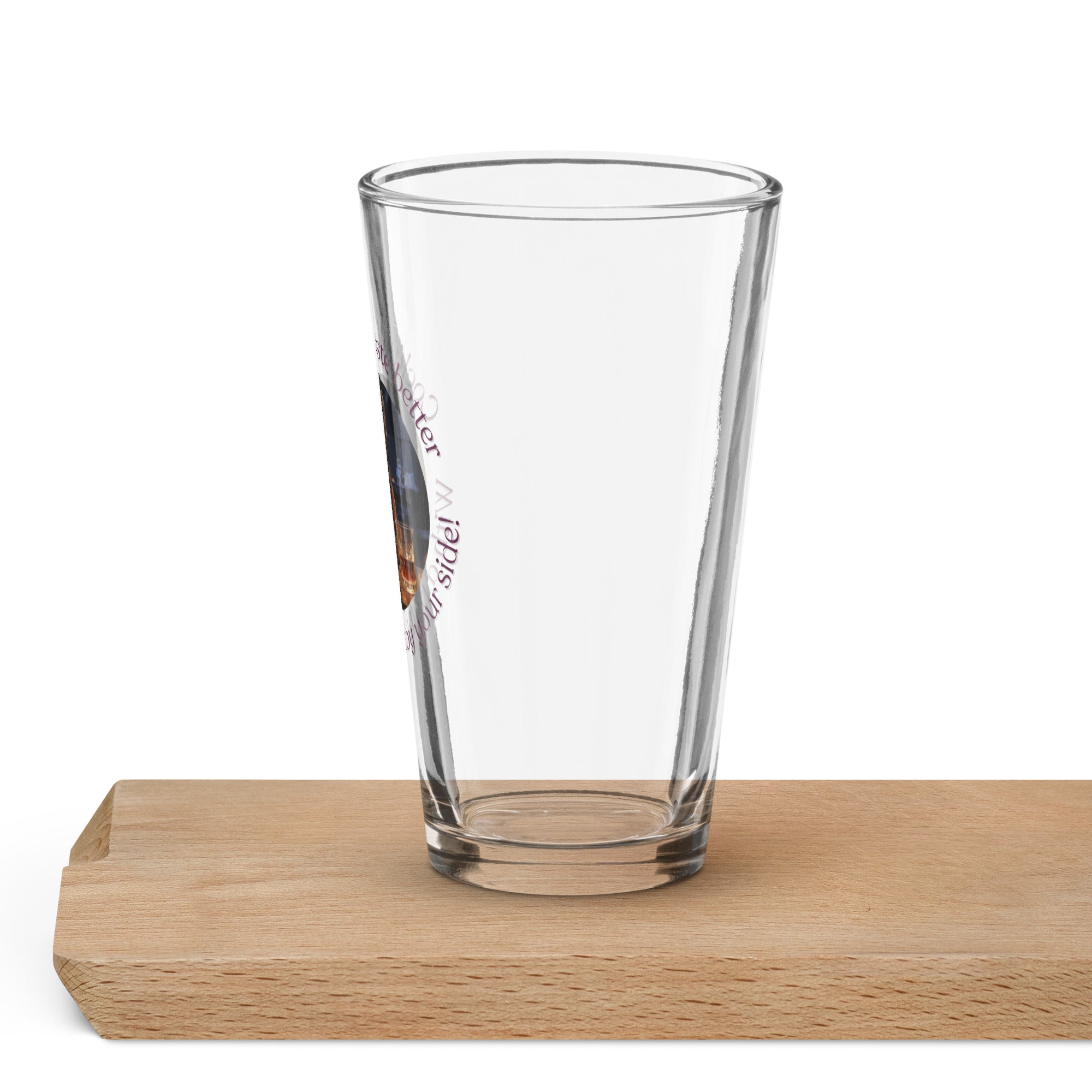 Shaker pint glass - Cocktails Taste Better - French Bulldog