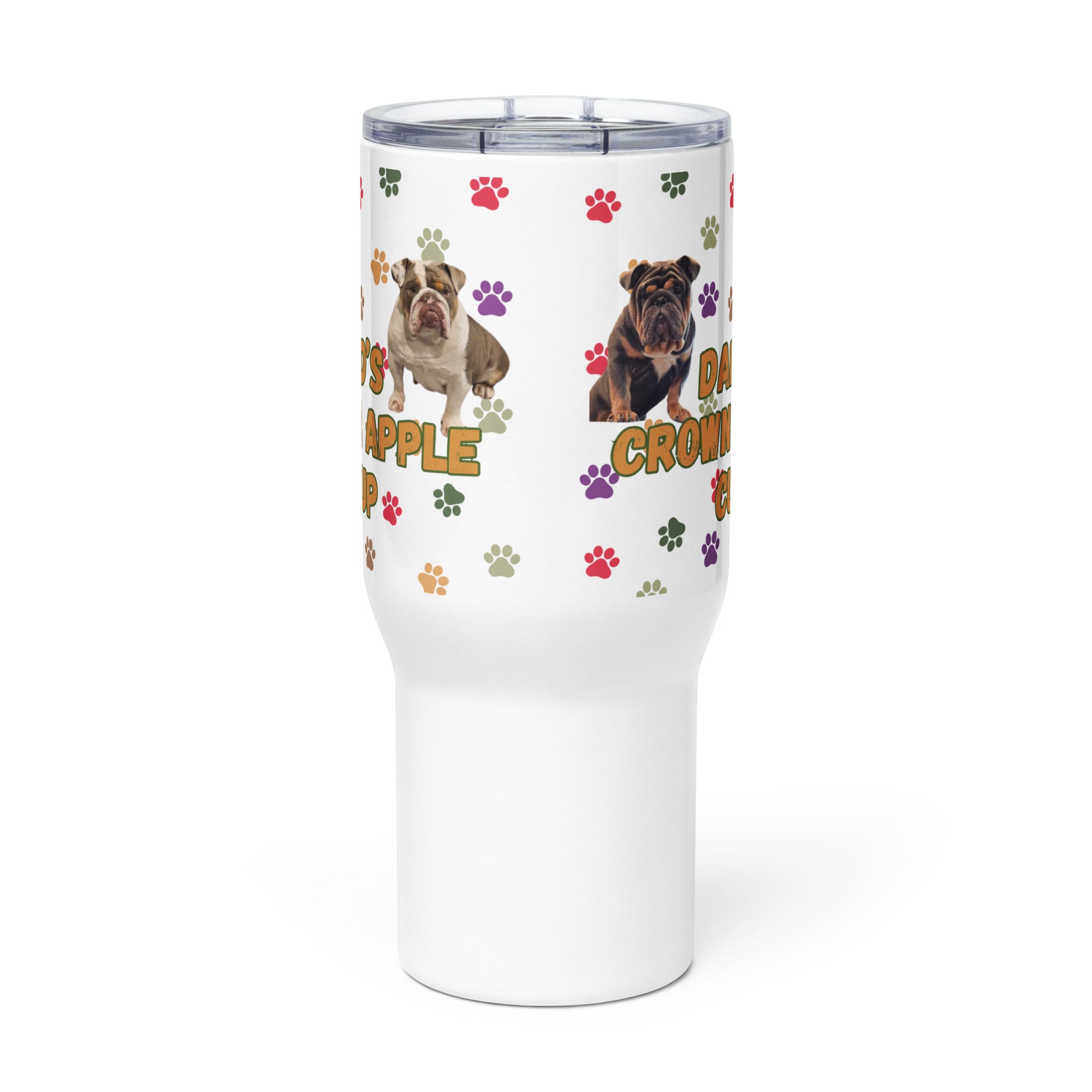 Travel mug with a handle (Heather)
