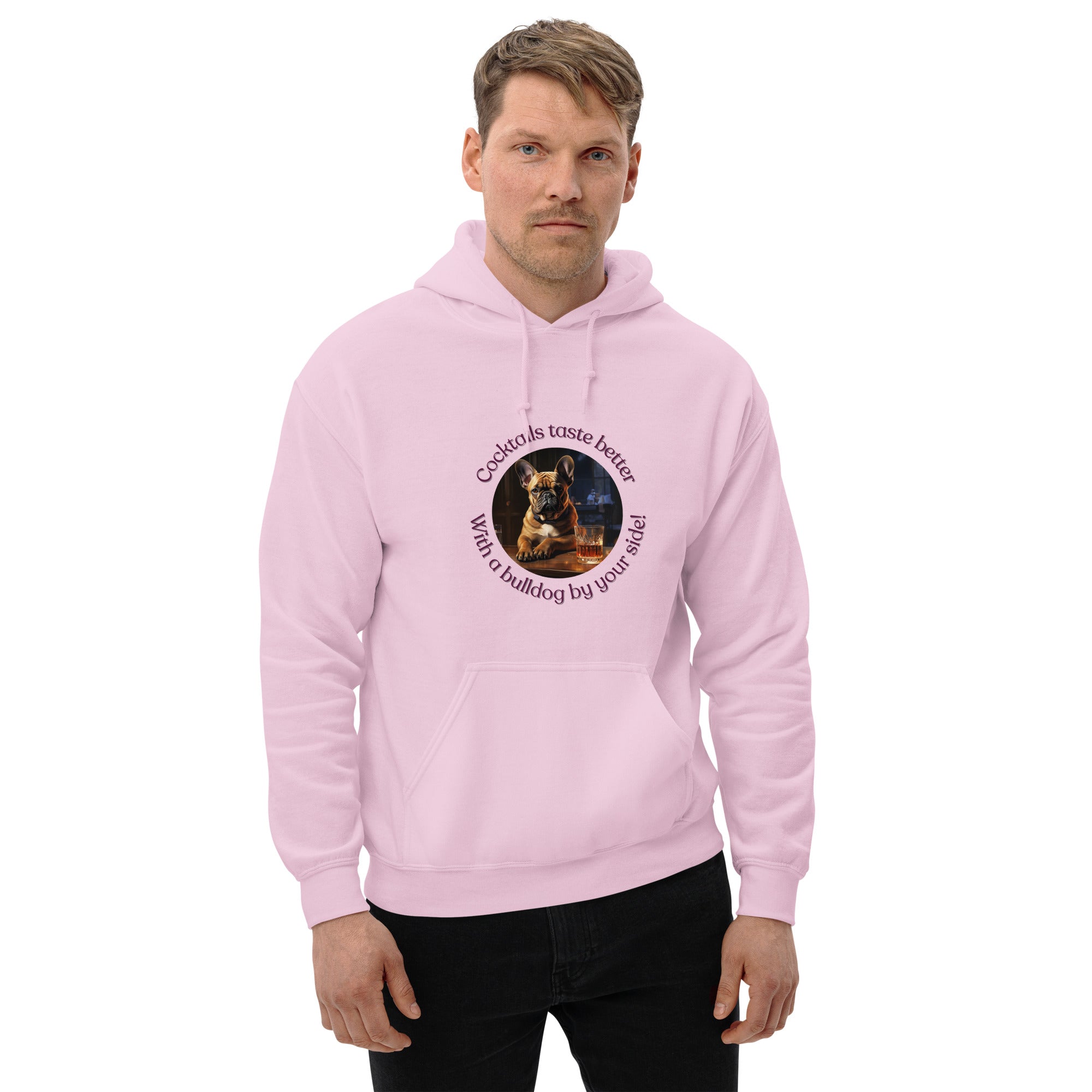 Unisex Hoodie - Cocktails Taste Better - French Bulldog