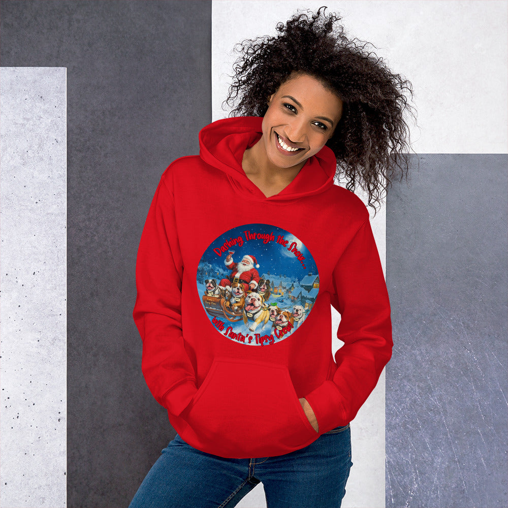 Santa's Tipsy Crew Hoodie (English)