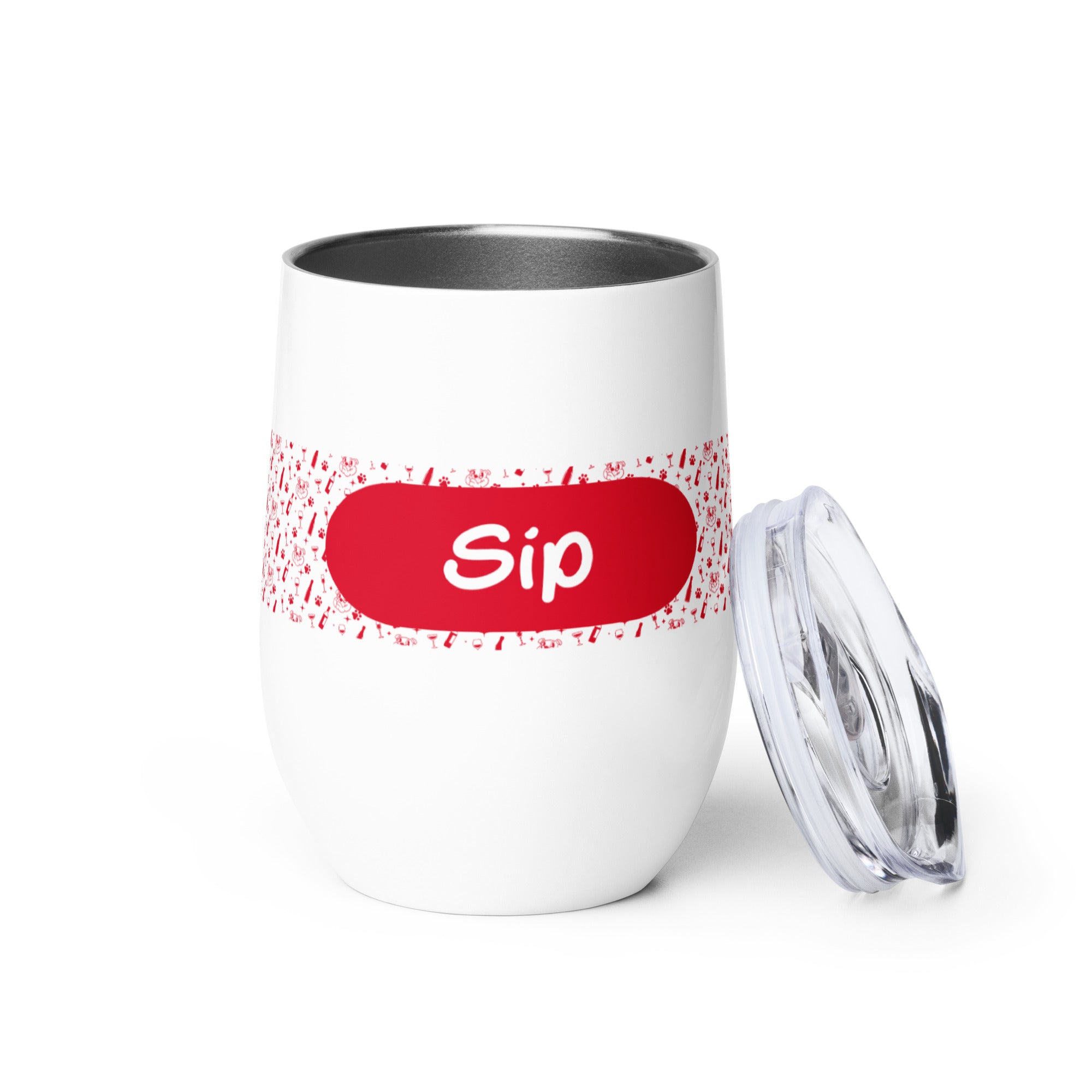 Wine tumbler - Sip - Red