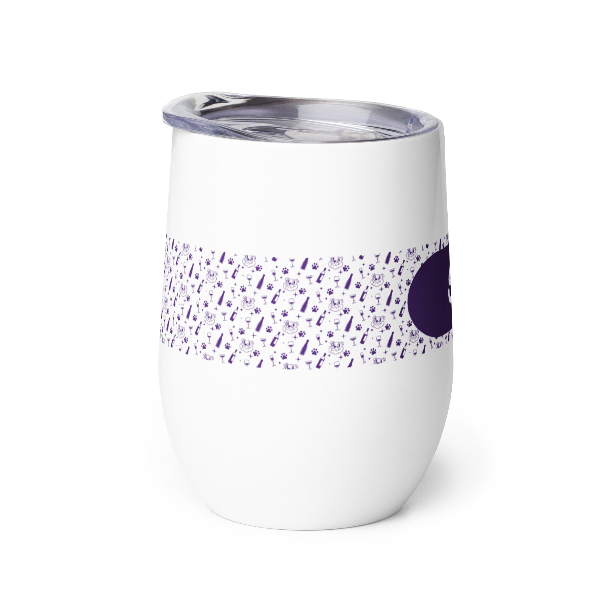 Wine tumbler - Sip - Purple