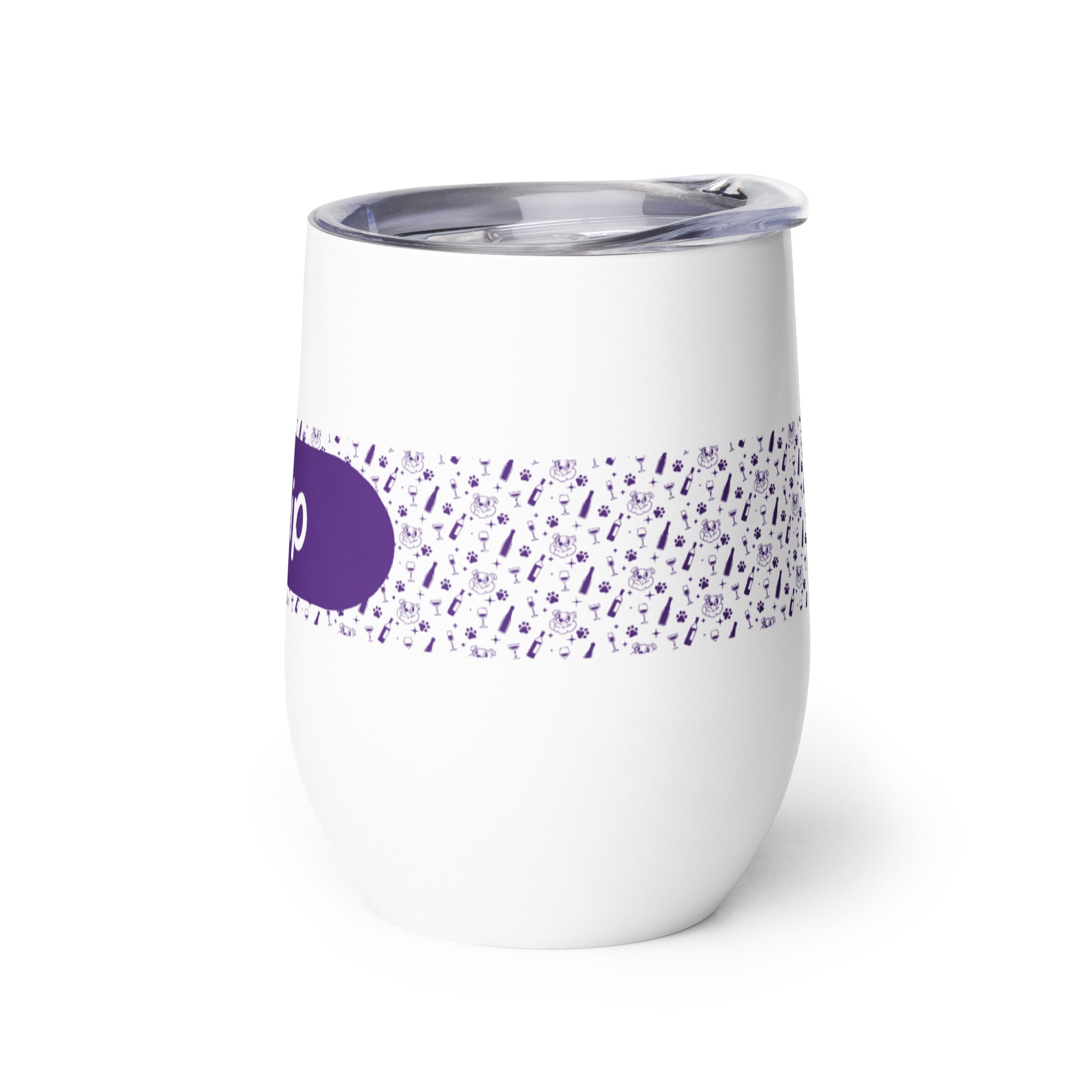 Wine tumbler - Sip - Purple