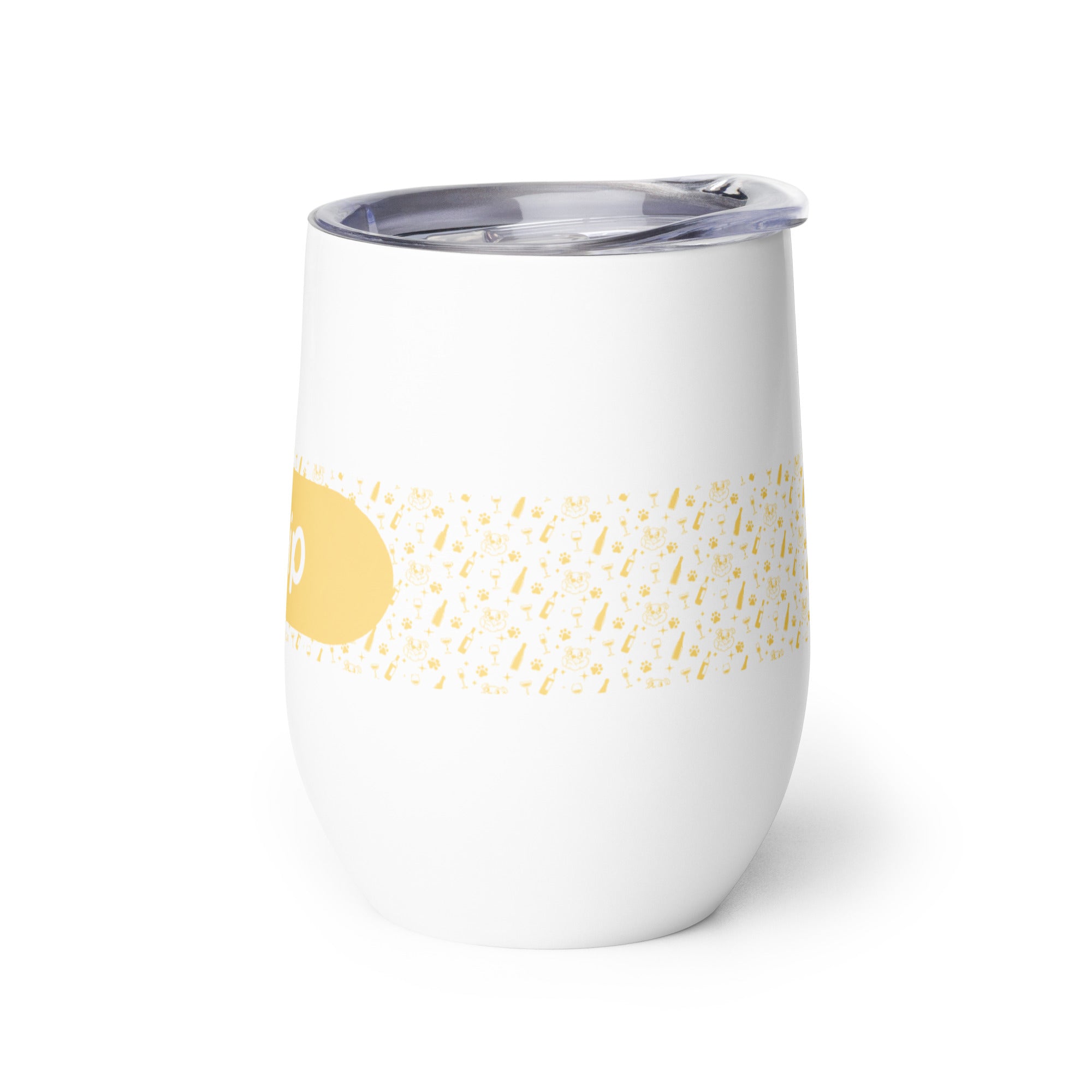 Wine tumbler - Sip - Yellow