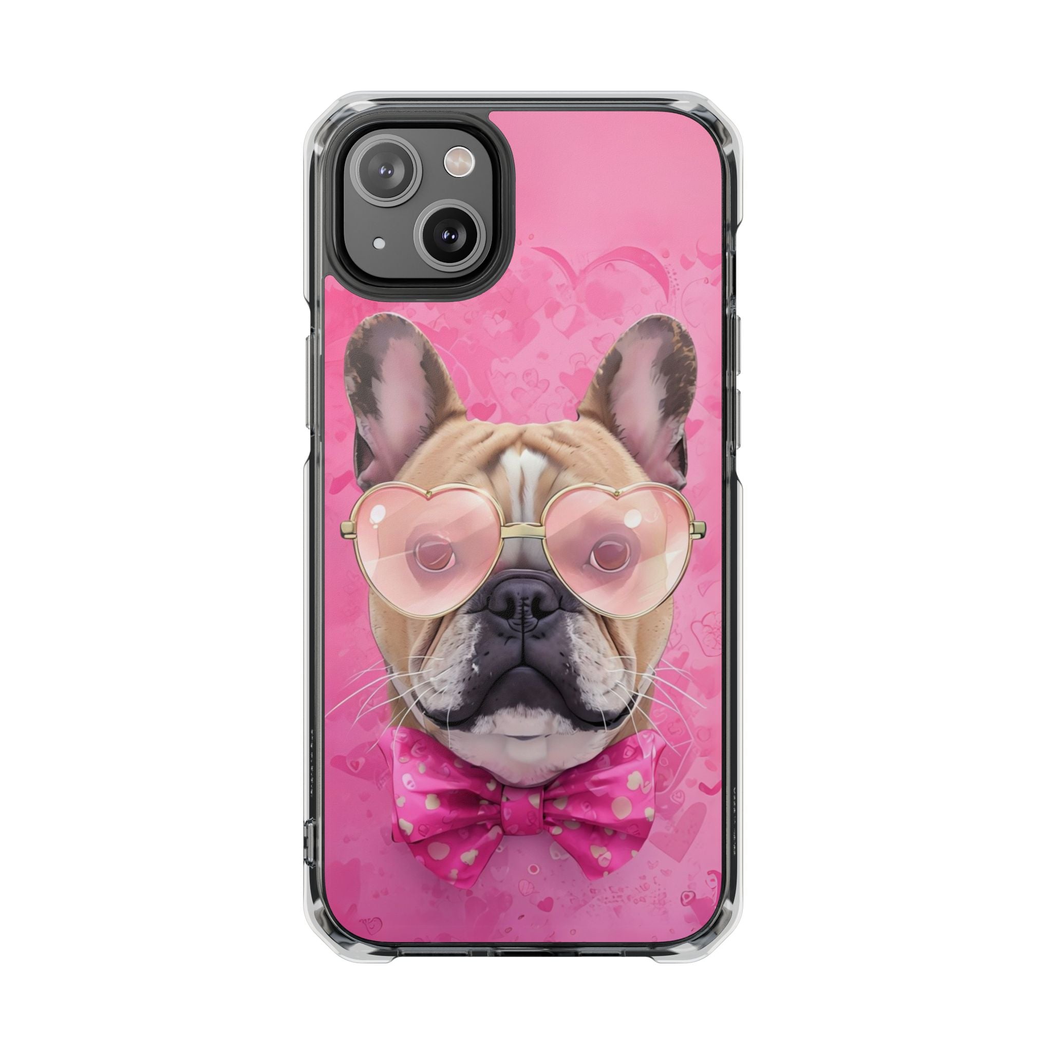 Puppy Love Protection Valentine's Day Phone Case (French)