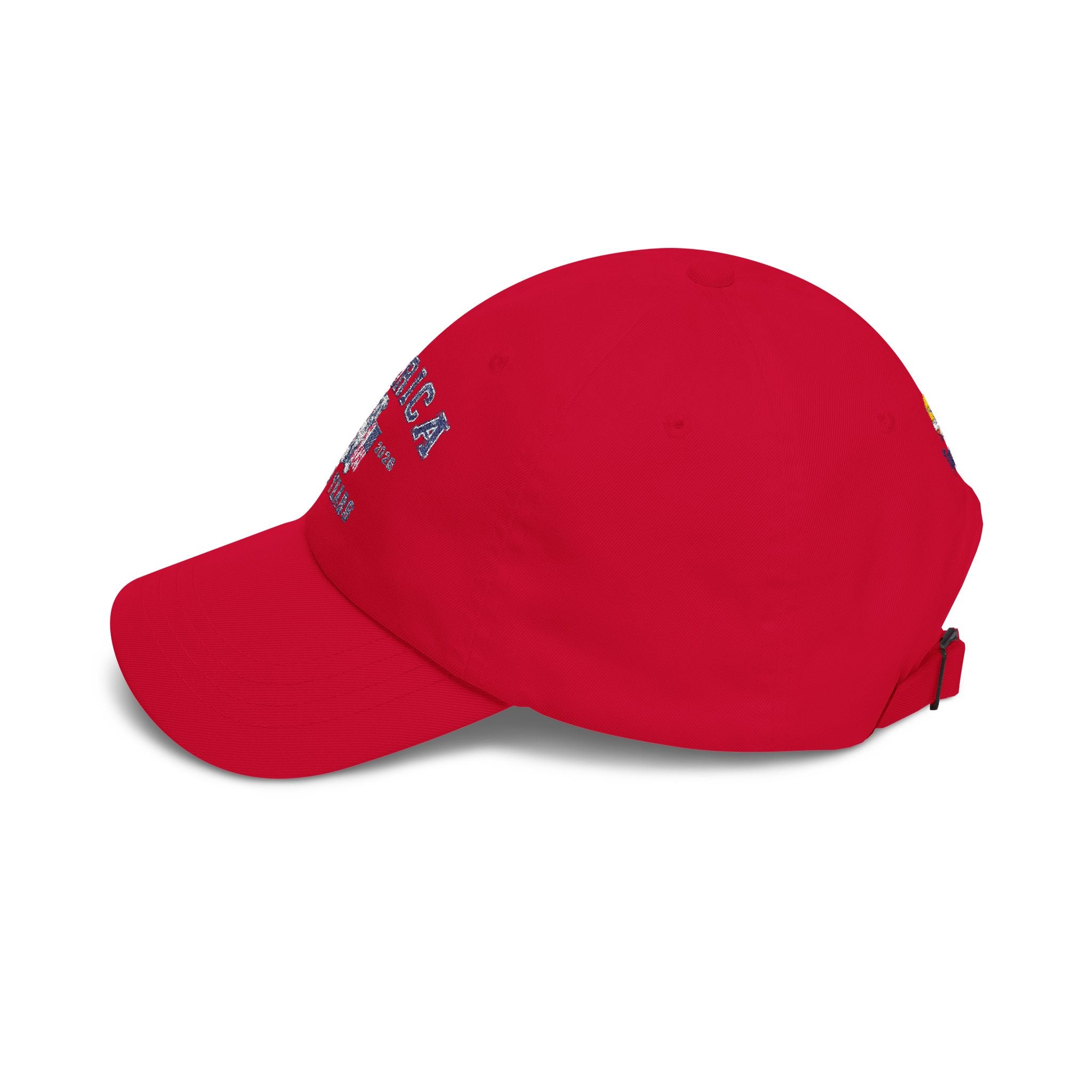 America 250 Years Dad Cap - Vintage Patriotic USA Baseball Hat (English)