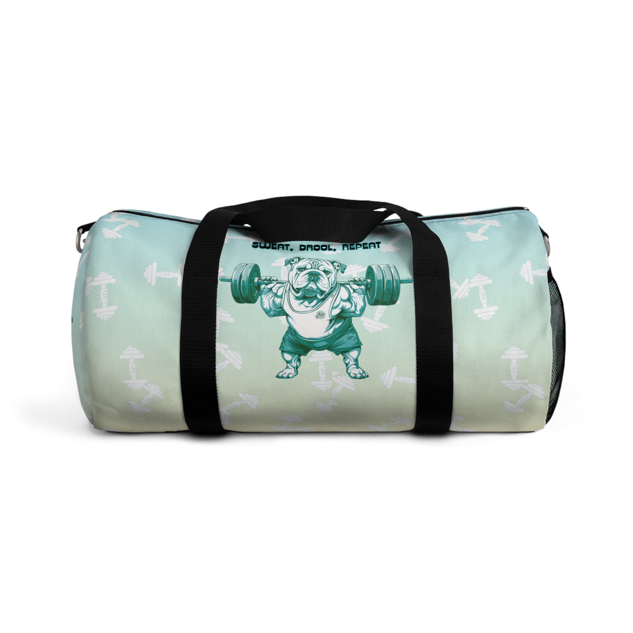 Tipsy Bully Ripped Bulldog Gym Bag (English/Green)