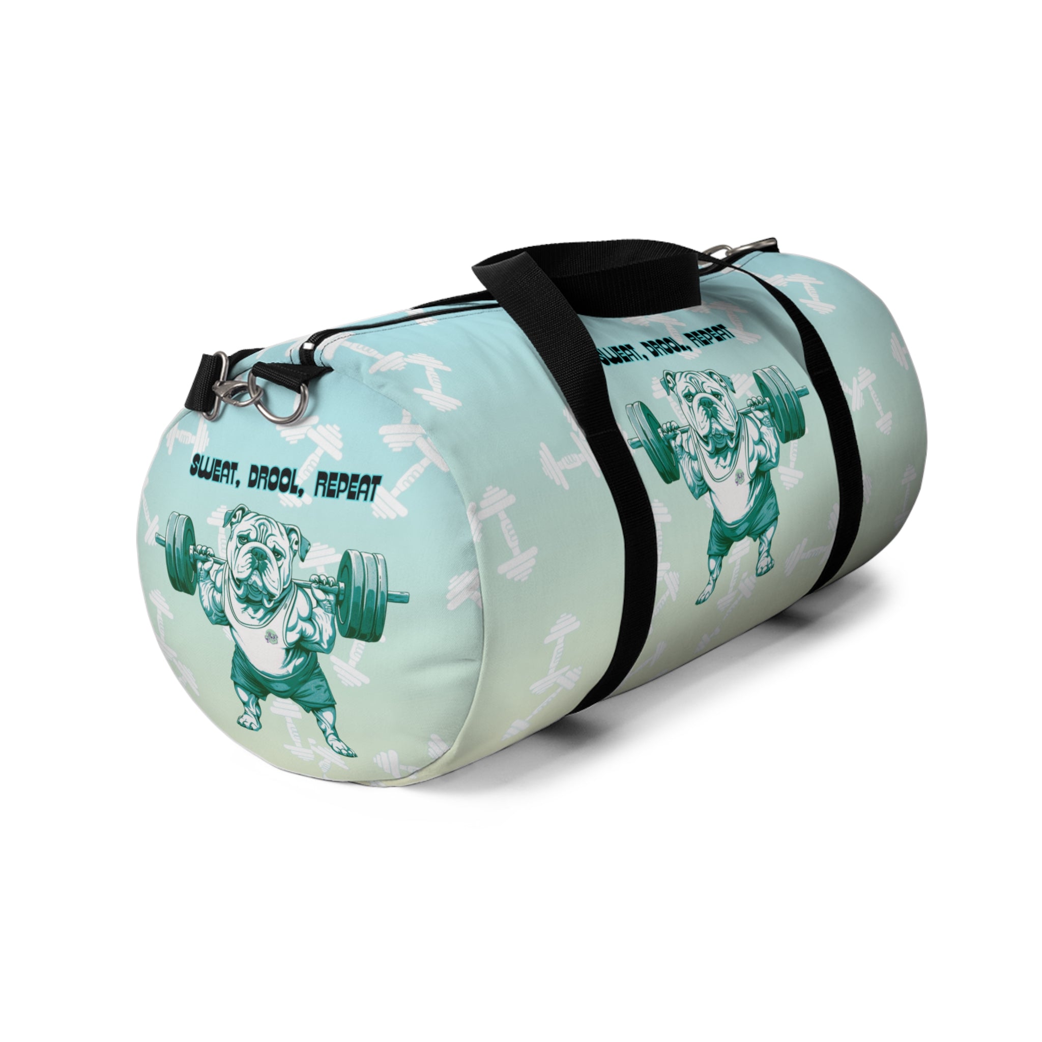 Tipsy Bully Ripped Bulldog Gym Bag (English/Green)