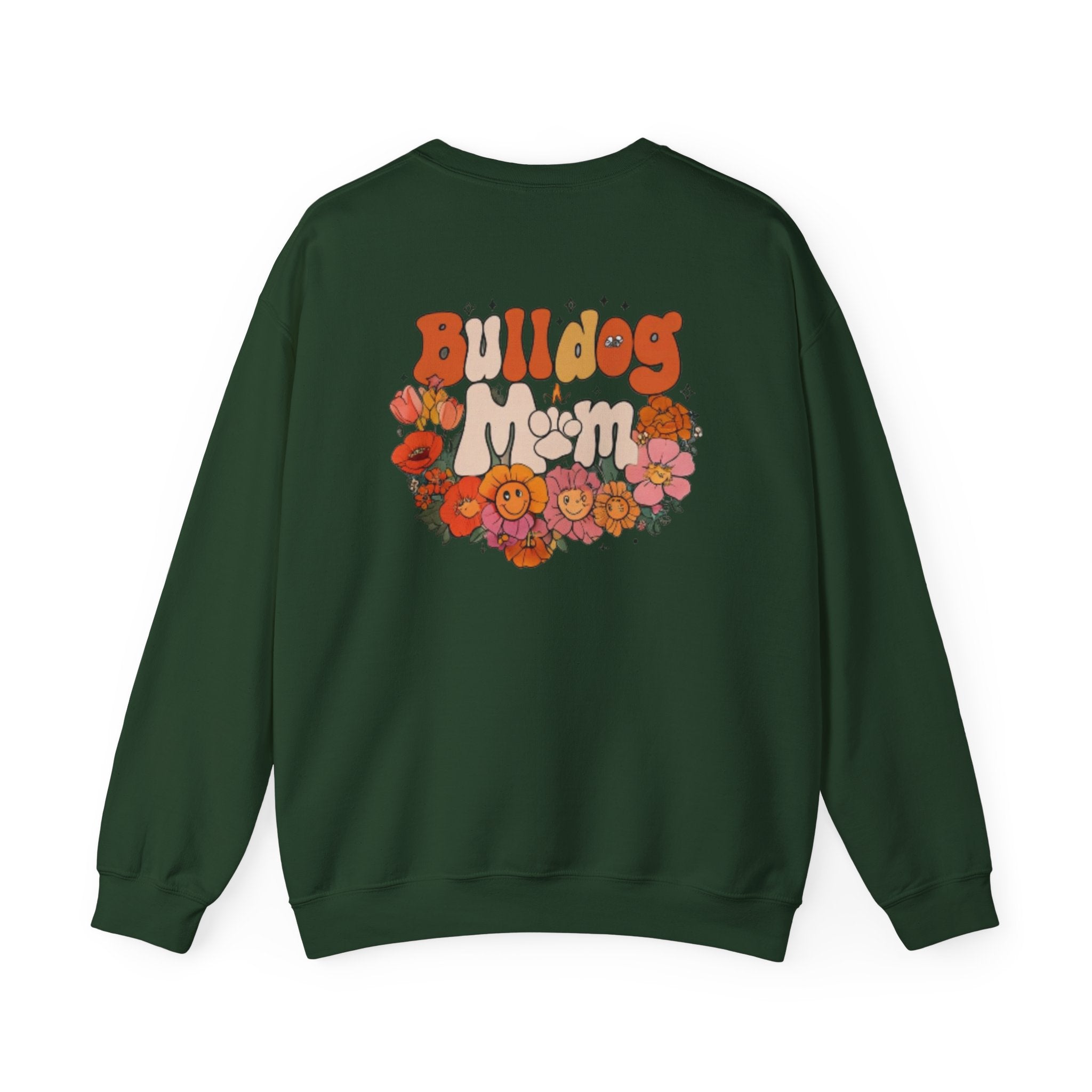 Bulldog Mom Unisex Heavy Blend™ Crewneck Sweatshirt (English)