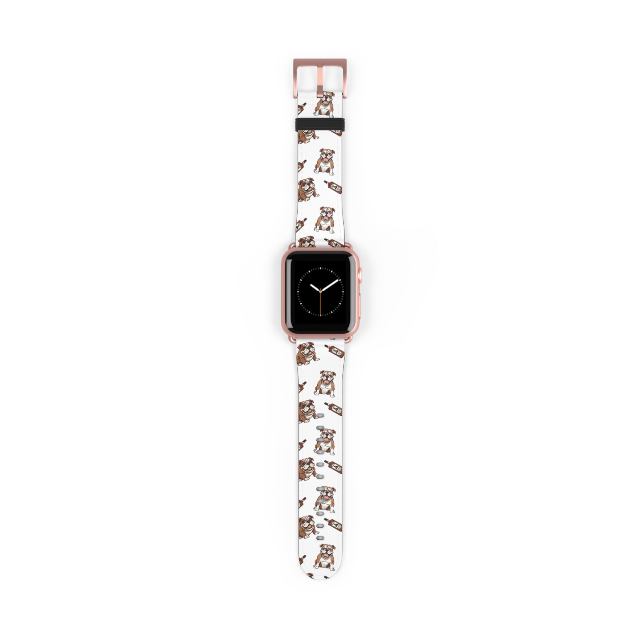 Bulldog Apple Watch Bands (English/Bourbon)