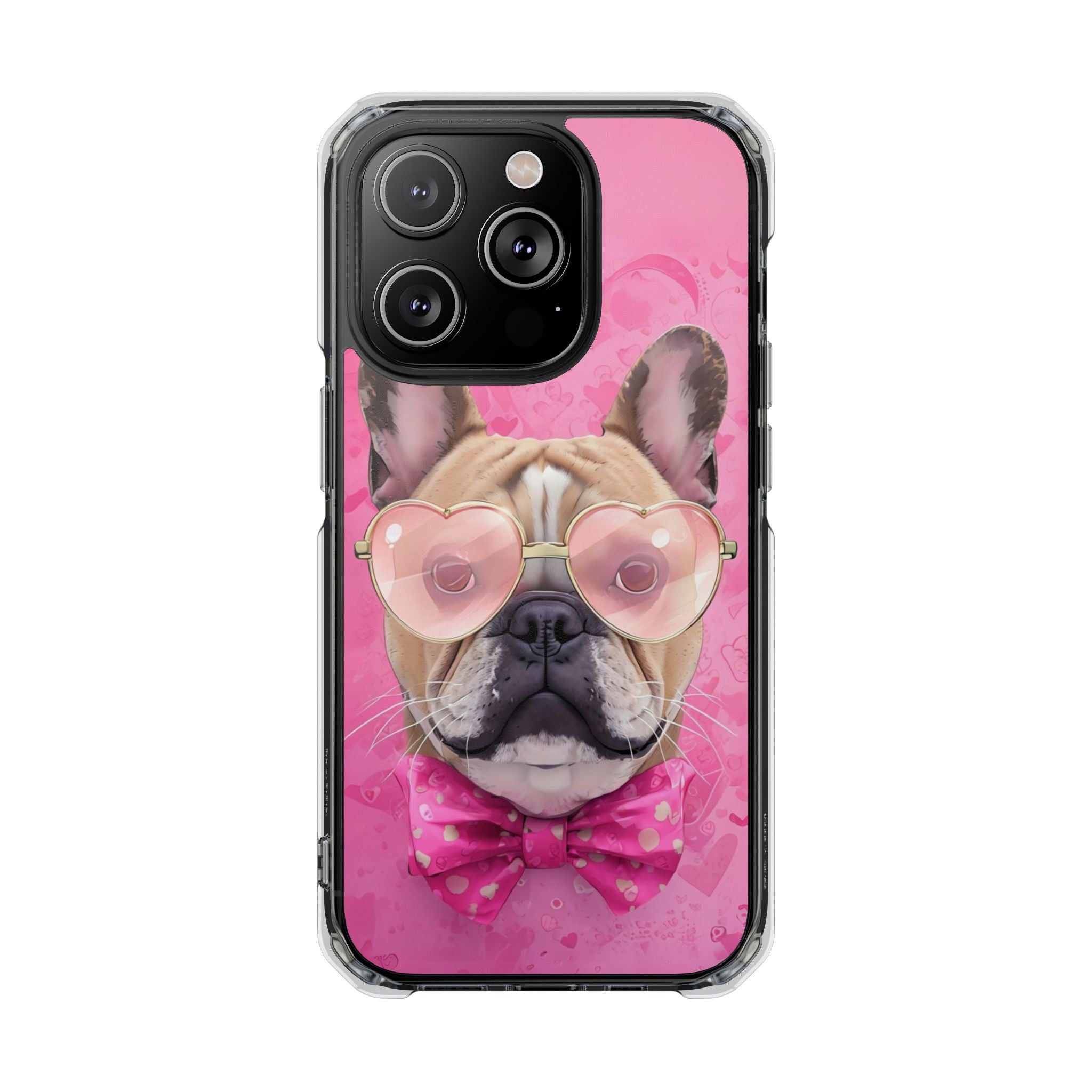 Puppy Love Protection Valentine's Day Phone Case (French)