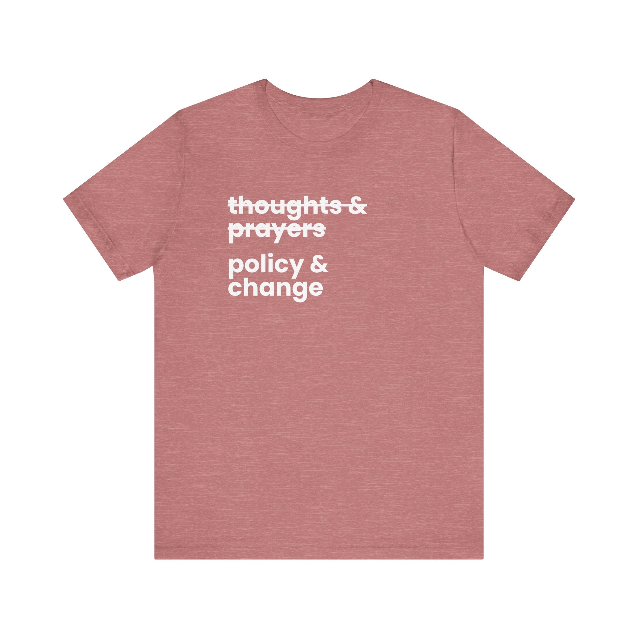 Policy & Change" Unisex Jersey T-Shirt