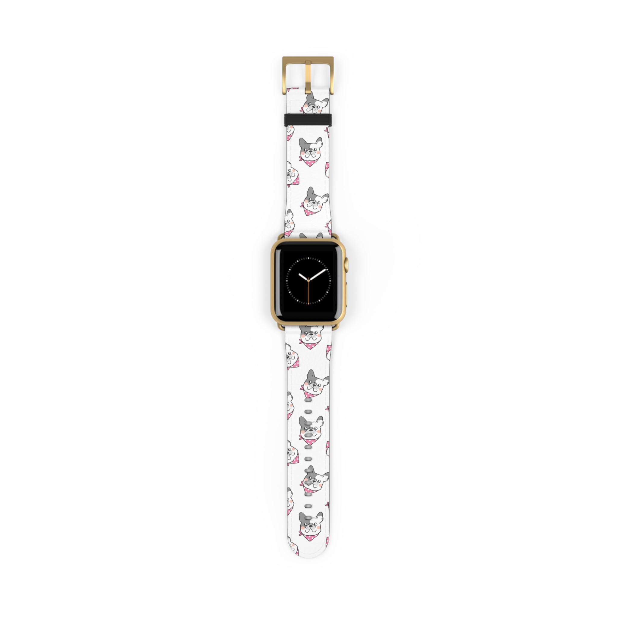 Bulldog Apple Watch Bands (French/Pink)