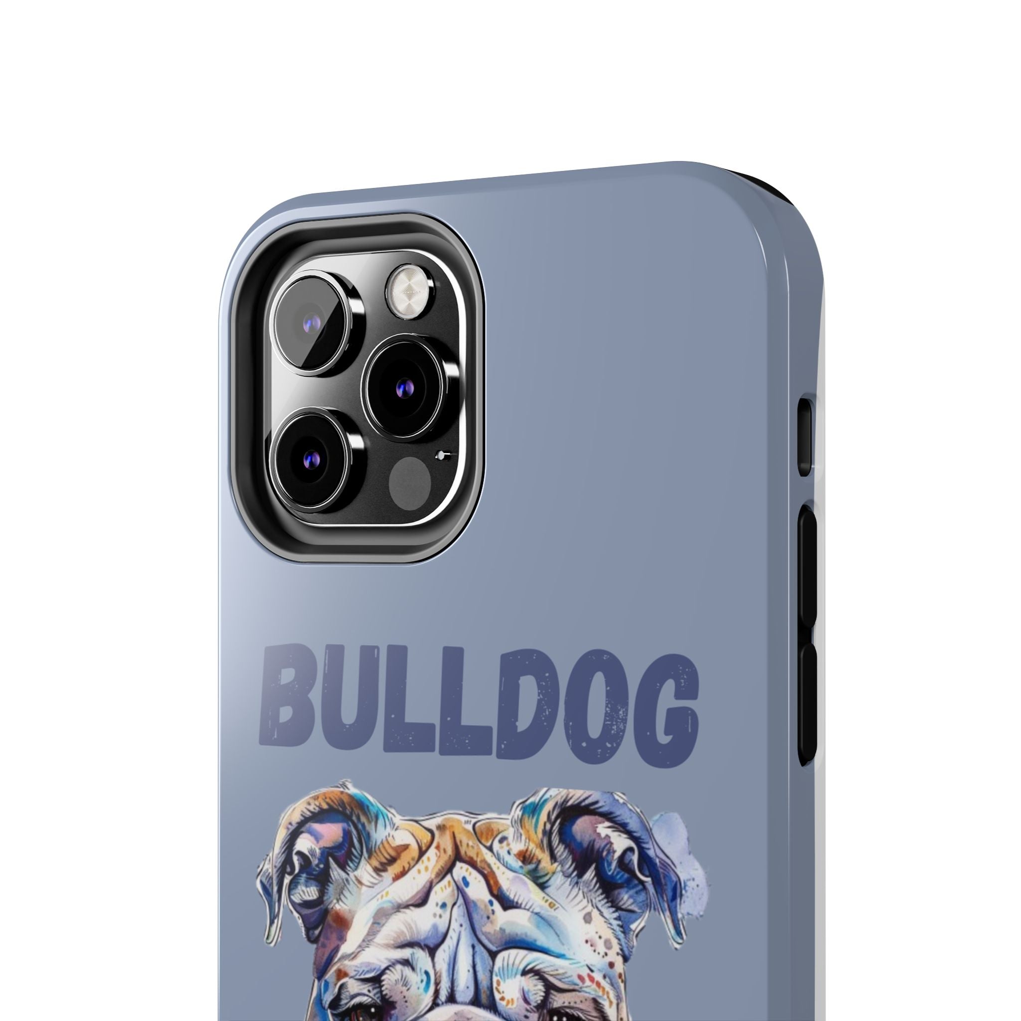 Bulldog Dad iPhone Cases (English/Watercolor) New