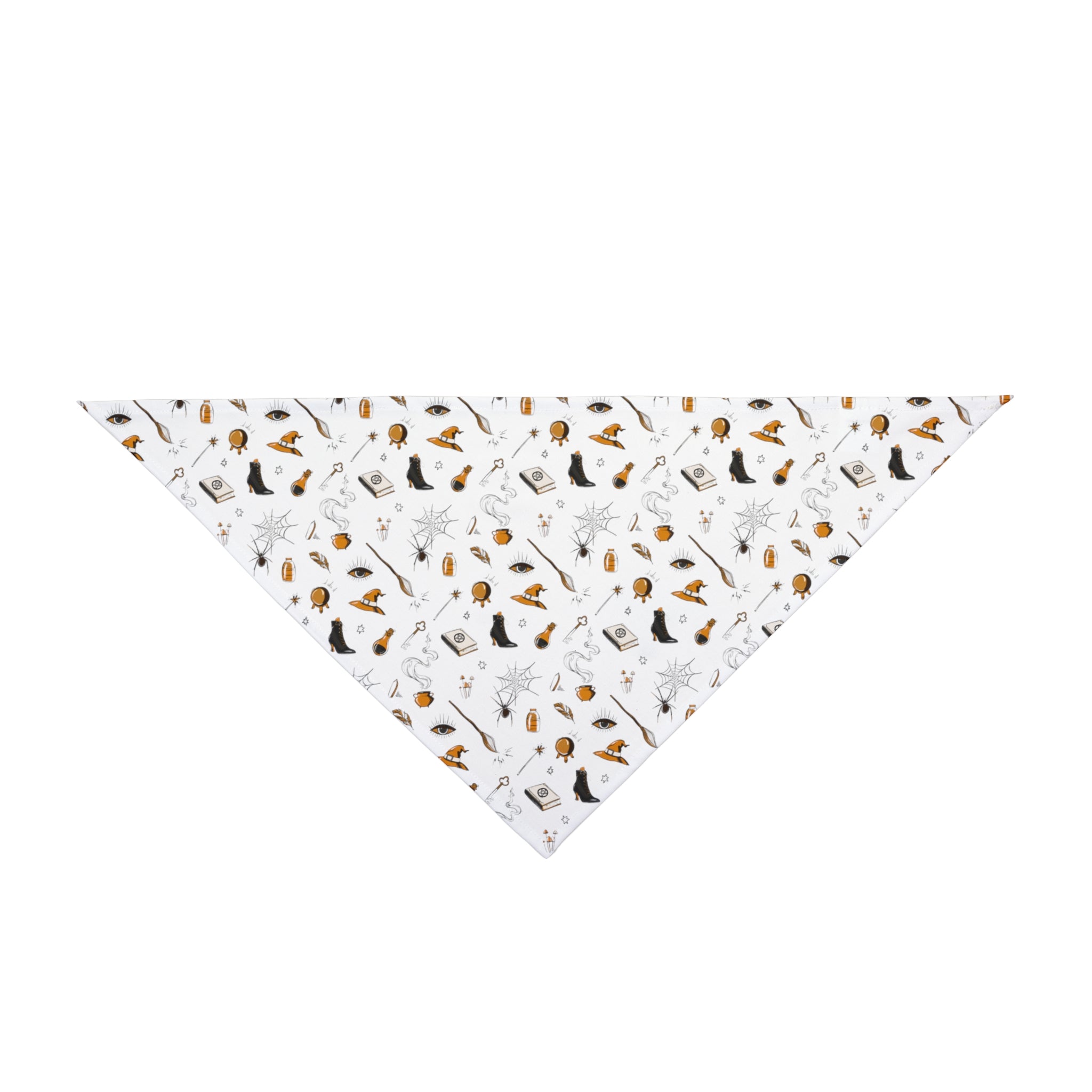 Halloween Bulldog Bandana (English/French/White/Potion)