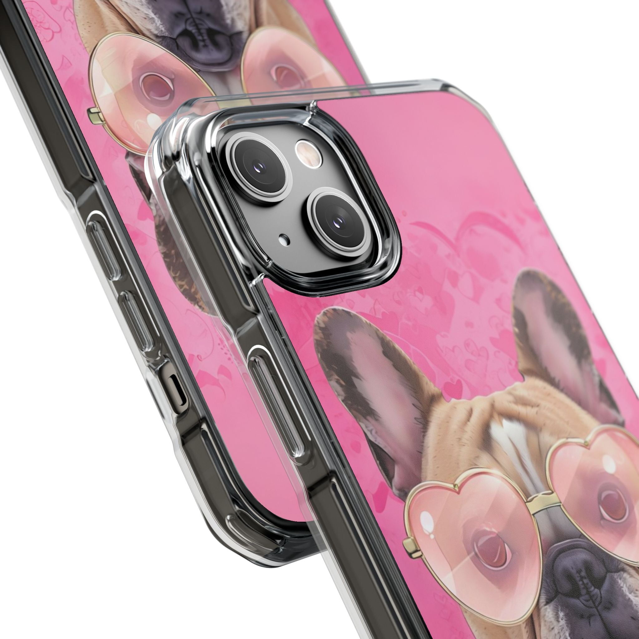 Puppy Love Protection Valentine's Day Phone Case (French)