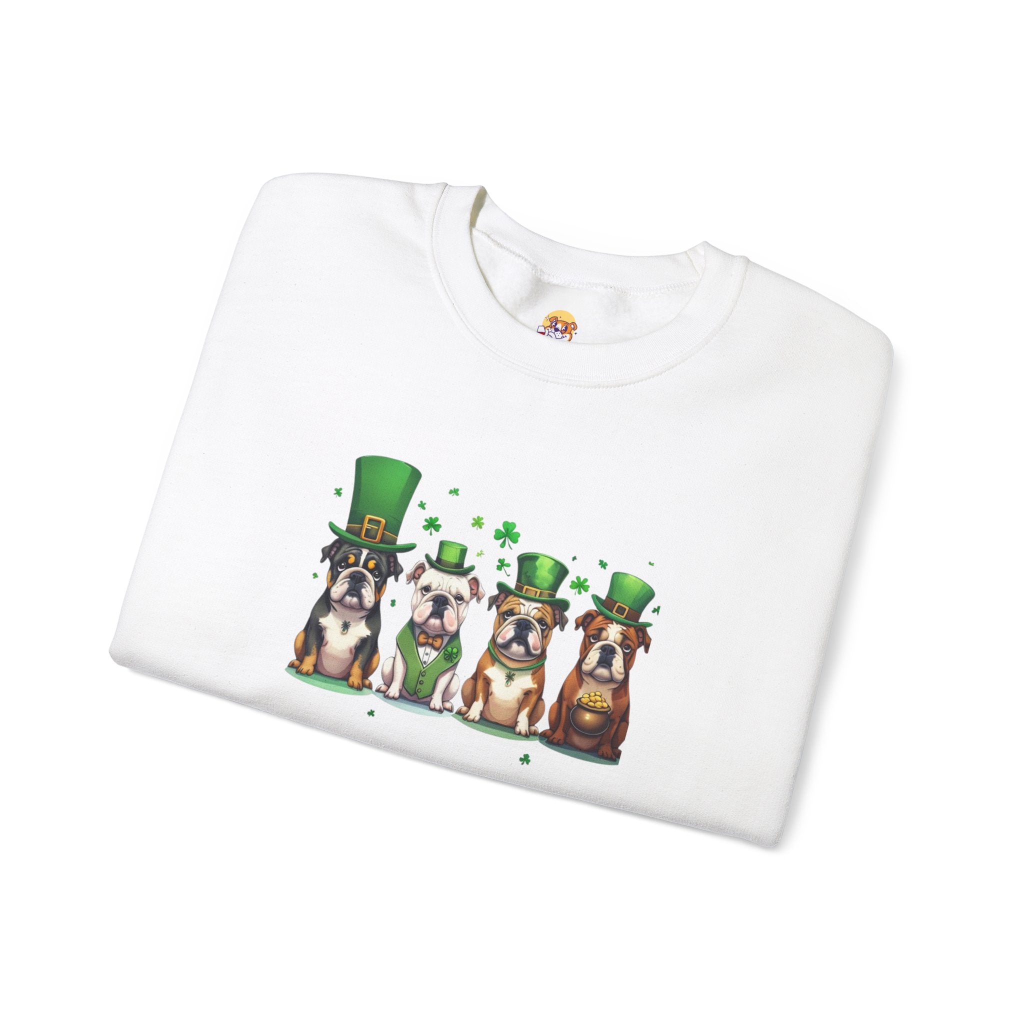 Tipsy Bully St. Patrick's Day Sweatshirt: Leprechauns (English)