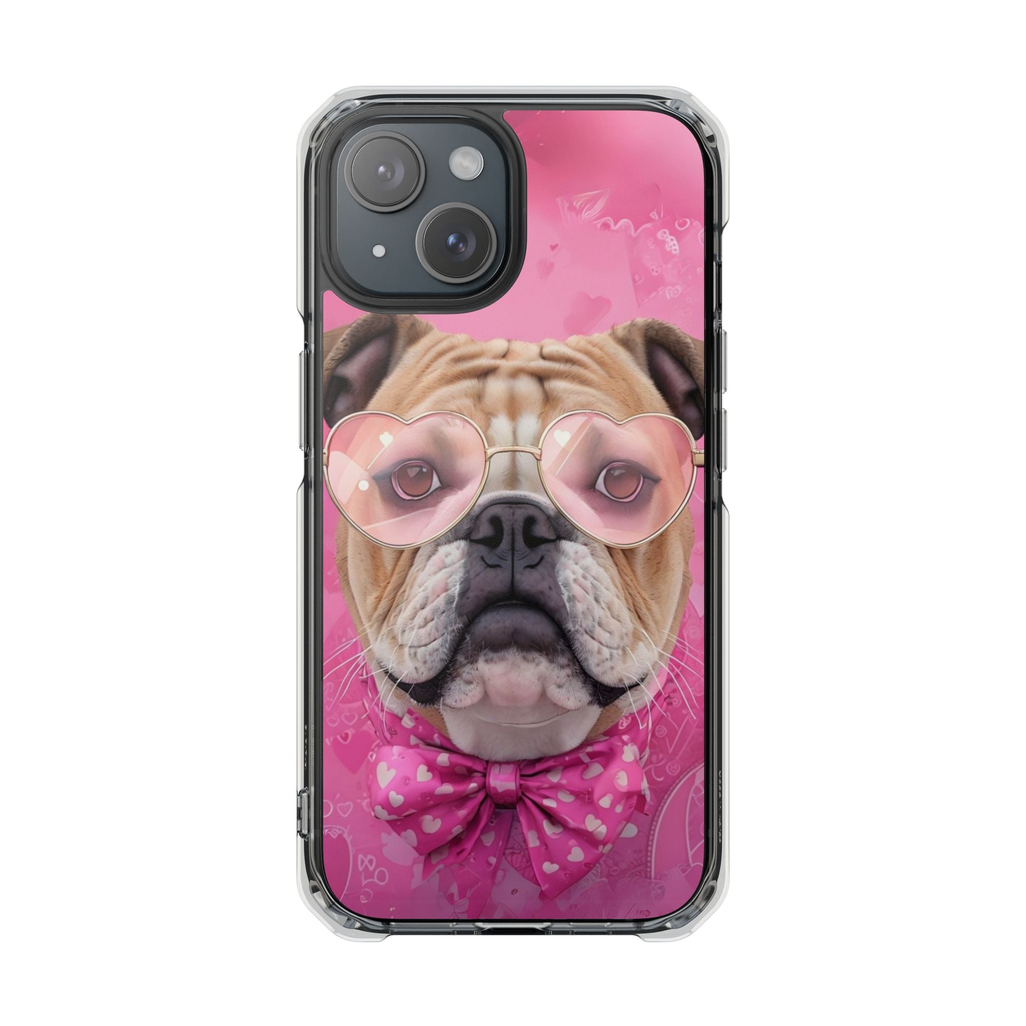 Puppy Love Protection Valentine's Day Phone Case (Tan/English)