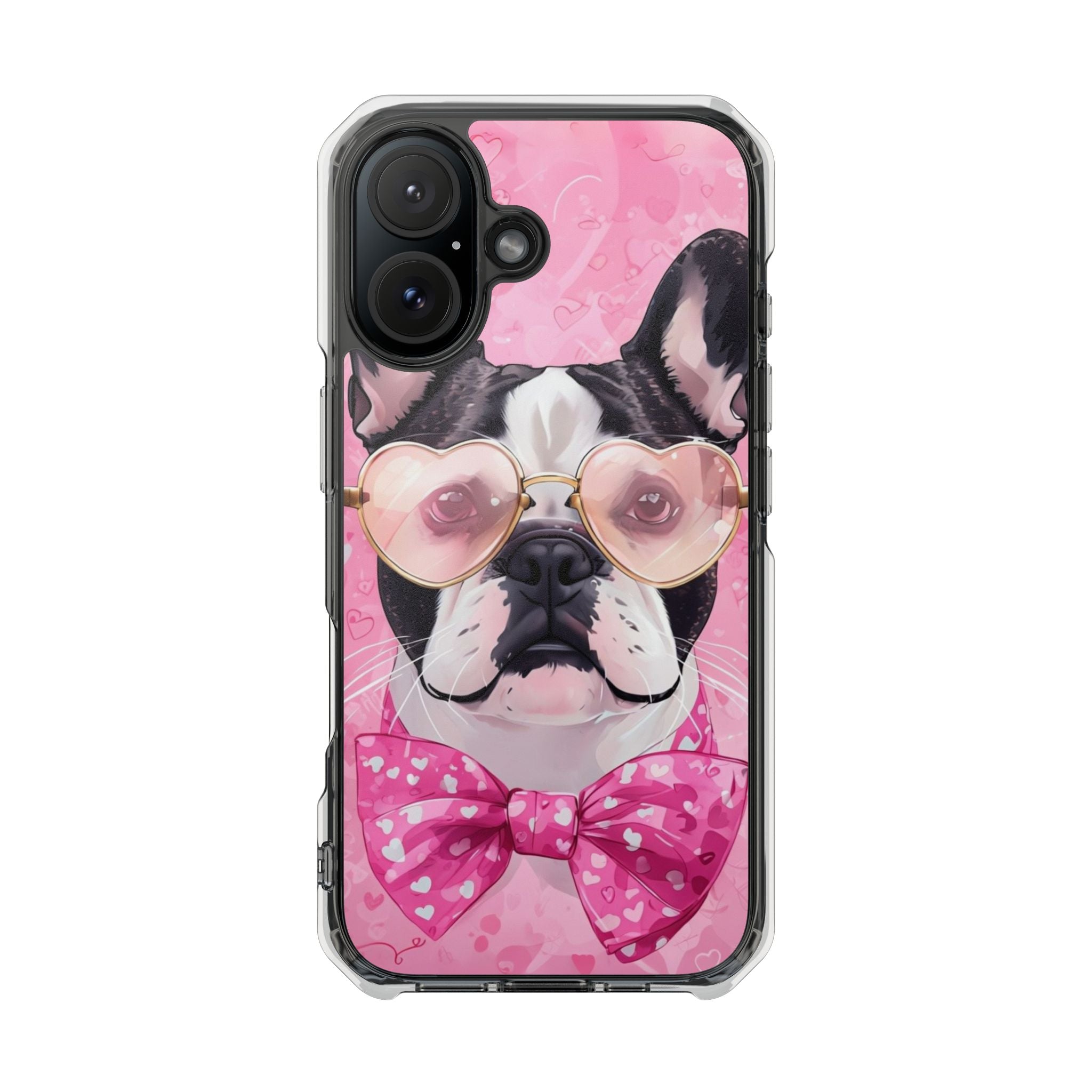 Puppy Love Protection Valentine's Day Phone Case (French)