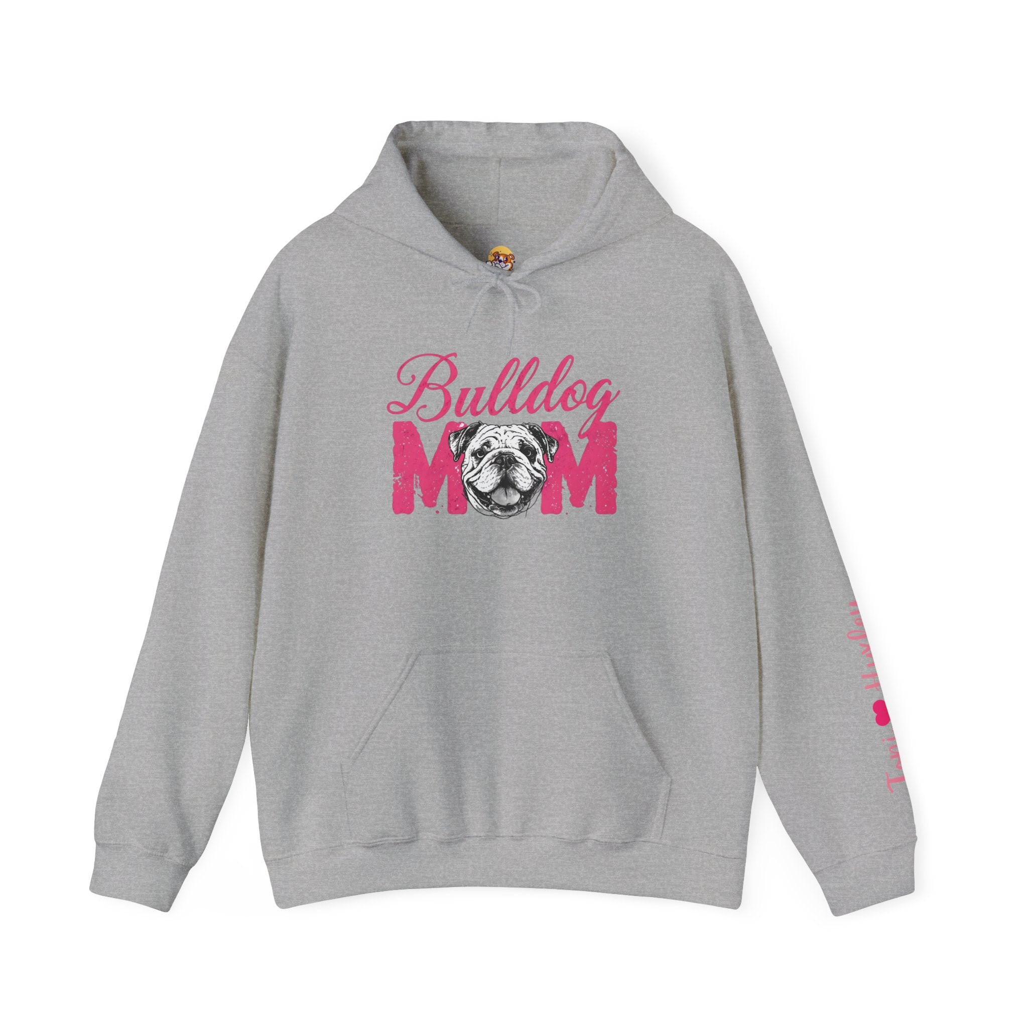 Bulldog Mom Personalized Hoodie (English)