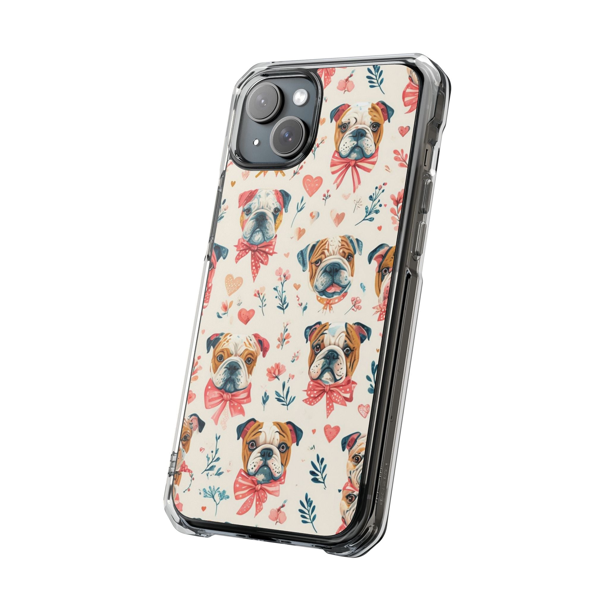 Puppy Love Protection Phone Case (Coquette/English)