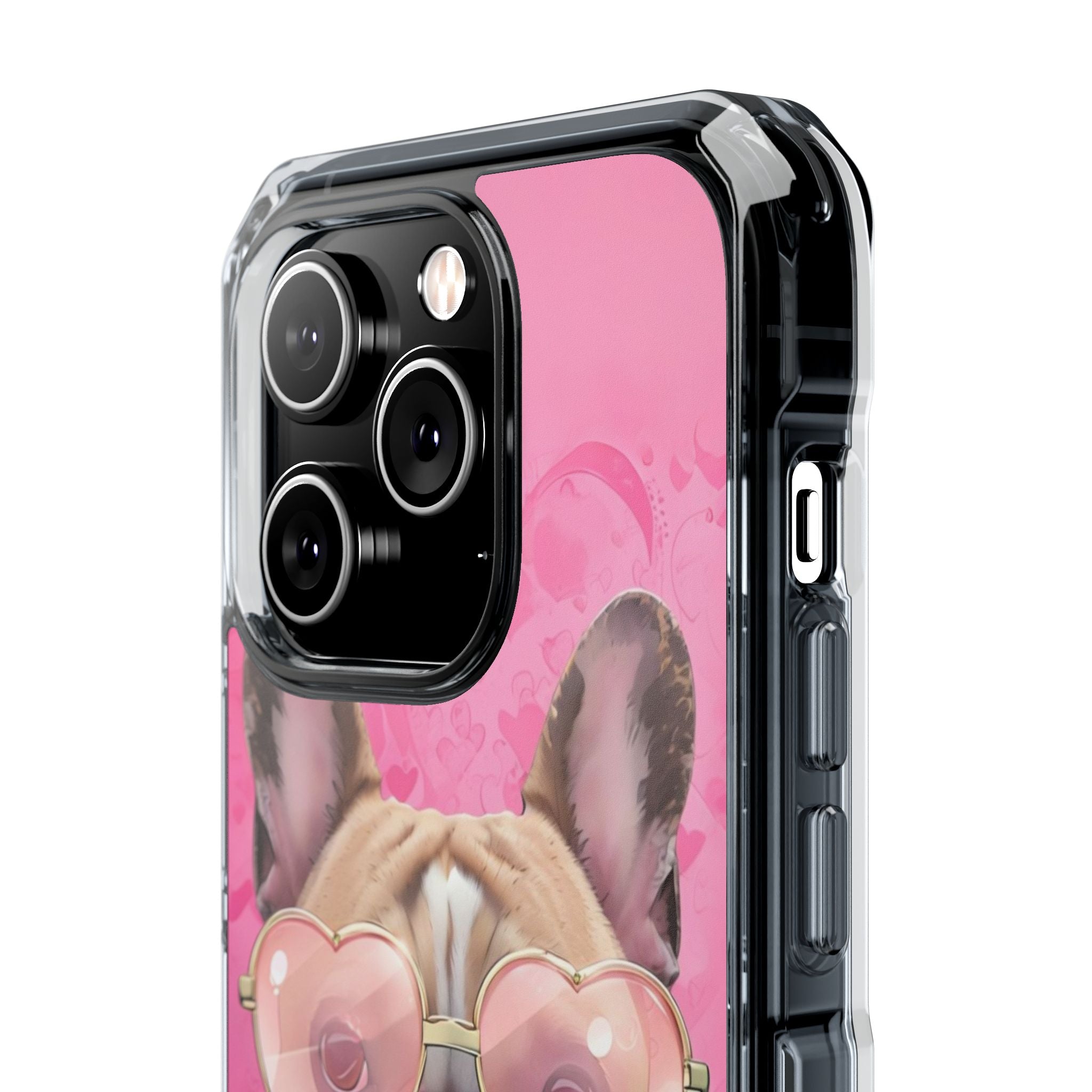 Puppy Love Protection Valentine's Day Phone Case (French)