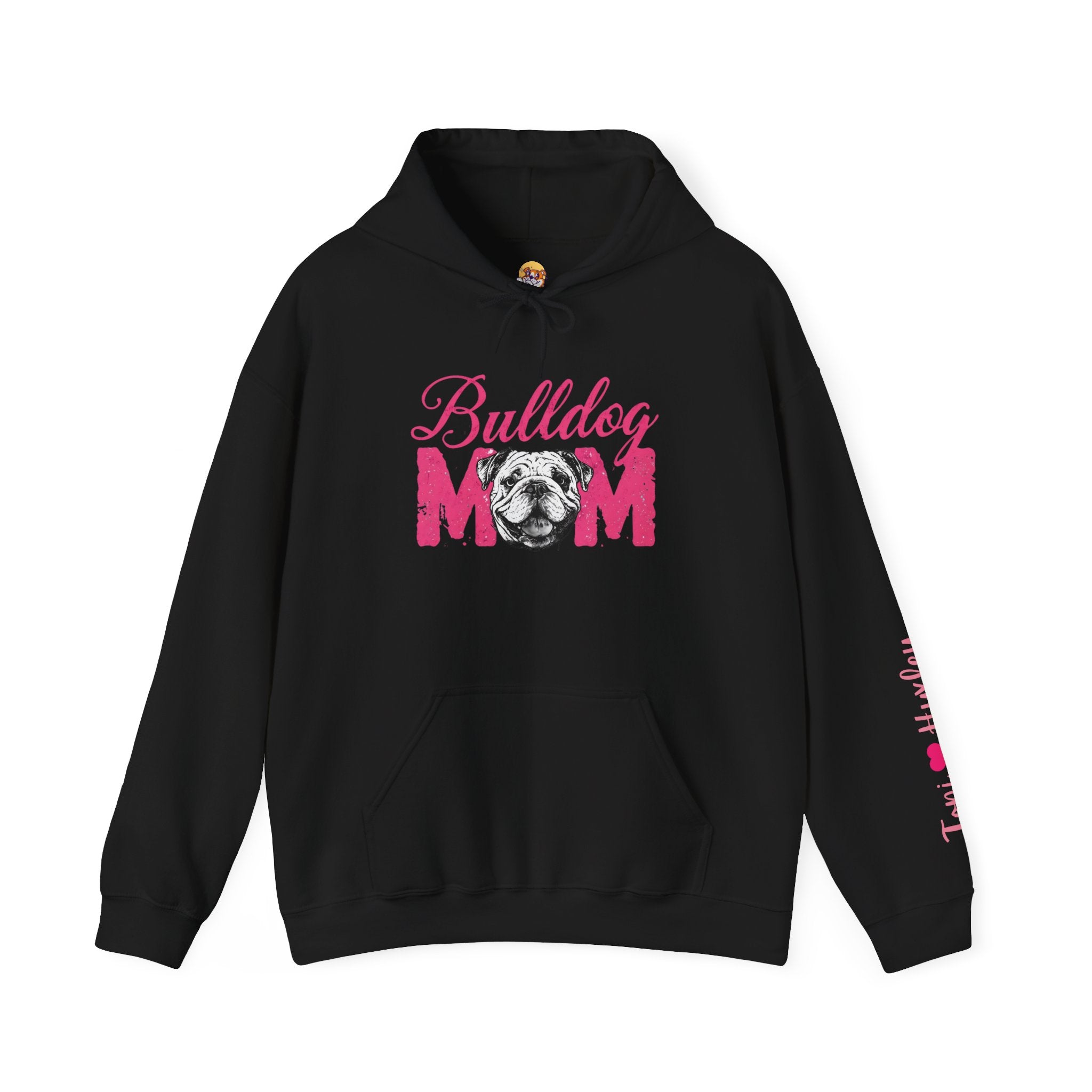 Bulldog Mom Personalized Hoodie (English)