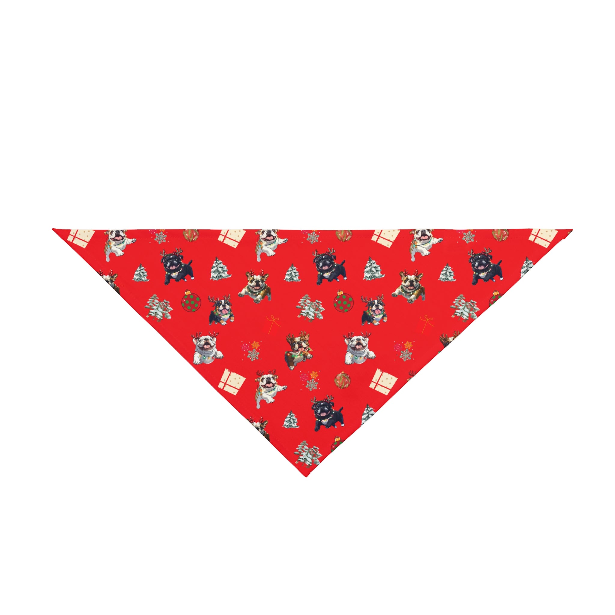 Tipsy Crew Dog Bandana (Red/English)