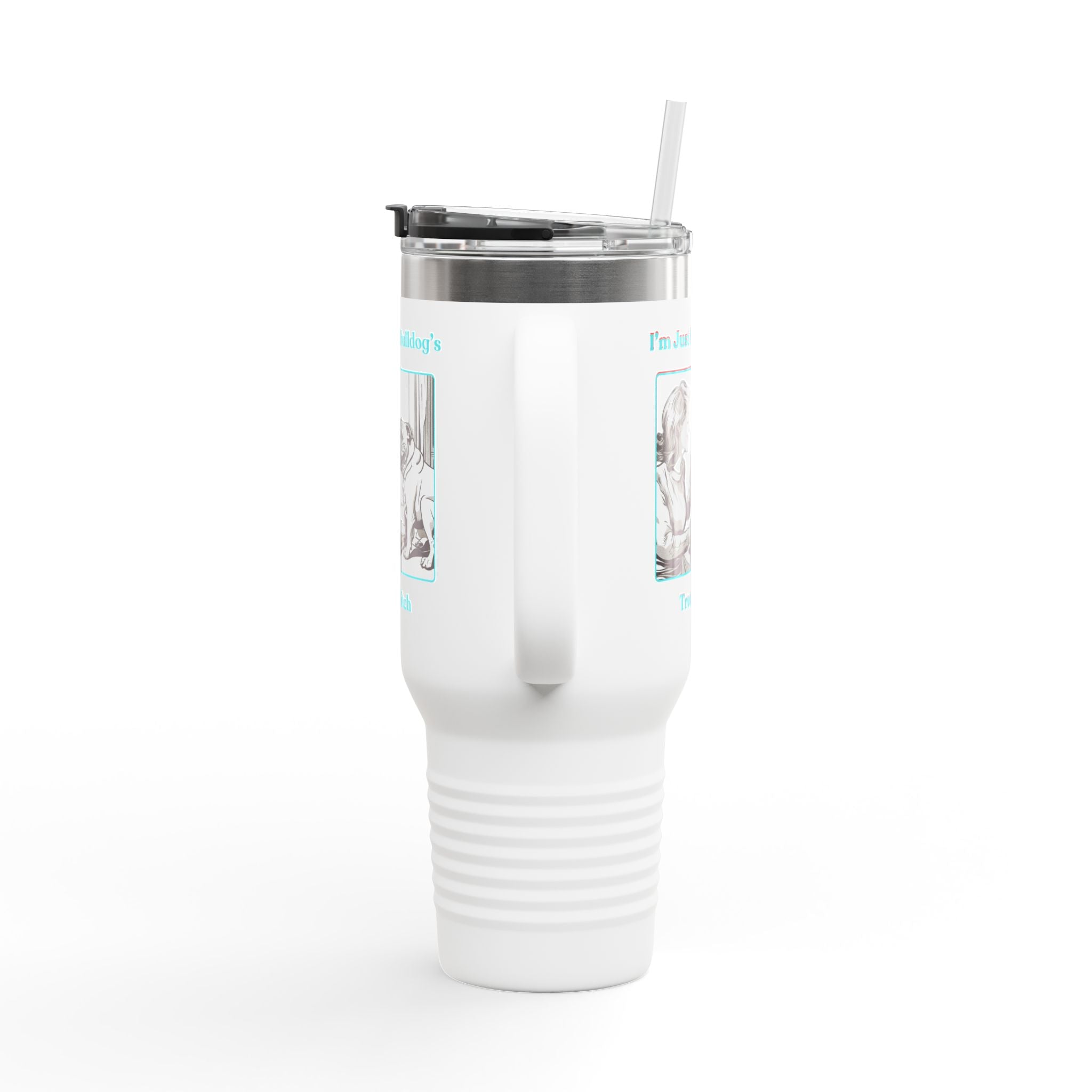 Treat Bitch 40oz Insulated Travel Mug (English)