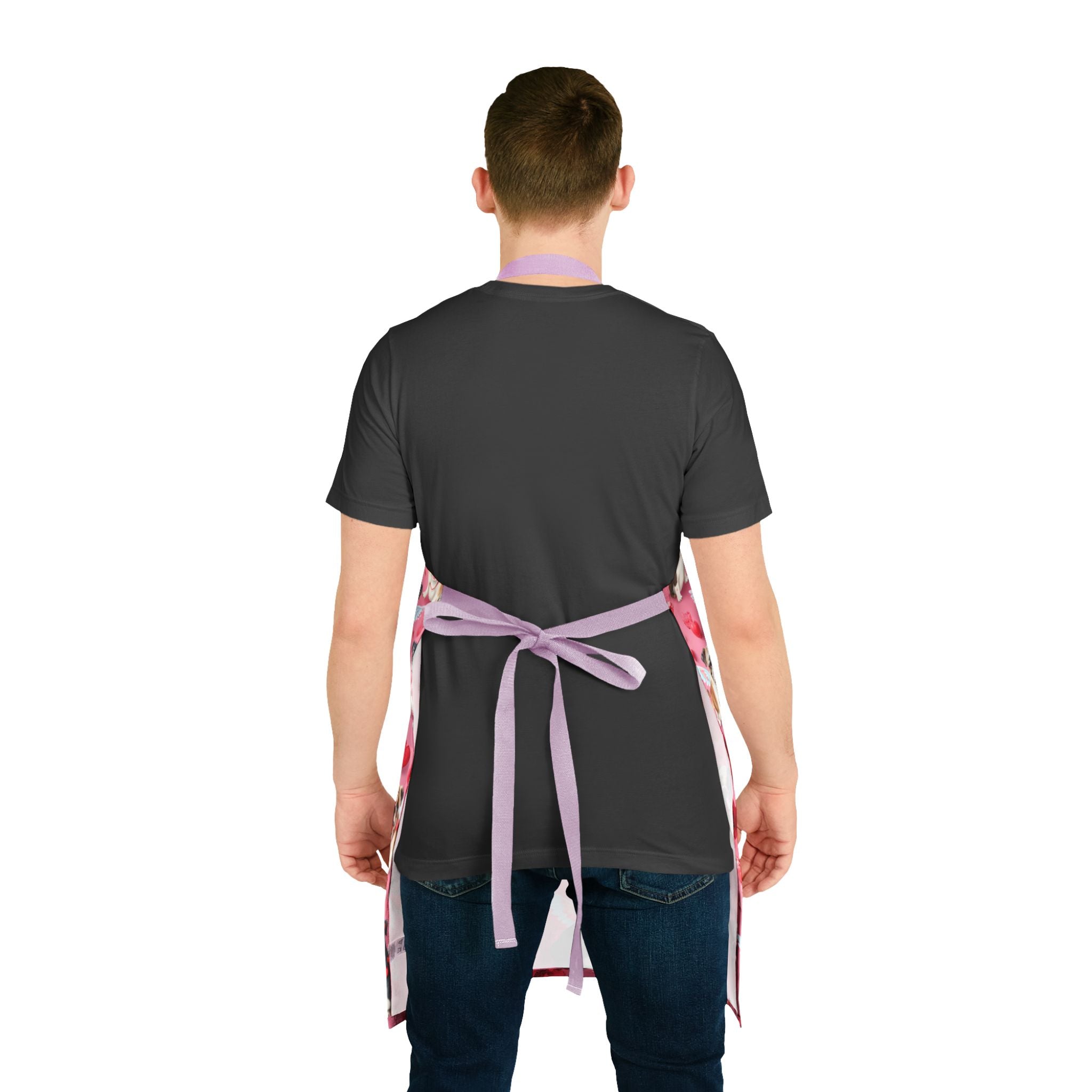 Bulldog Valentine’s Day Apron (English)