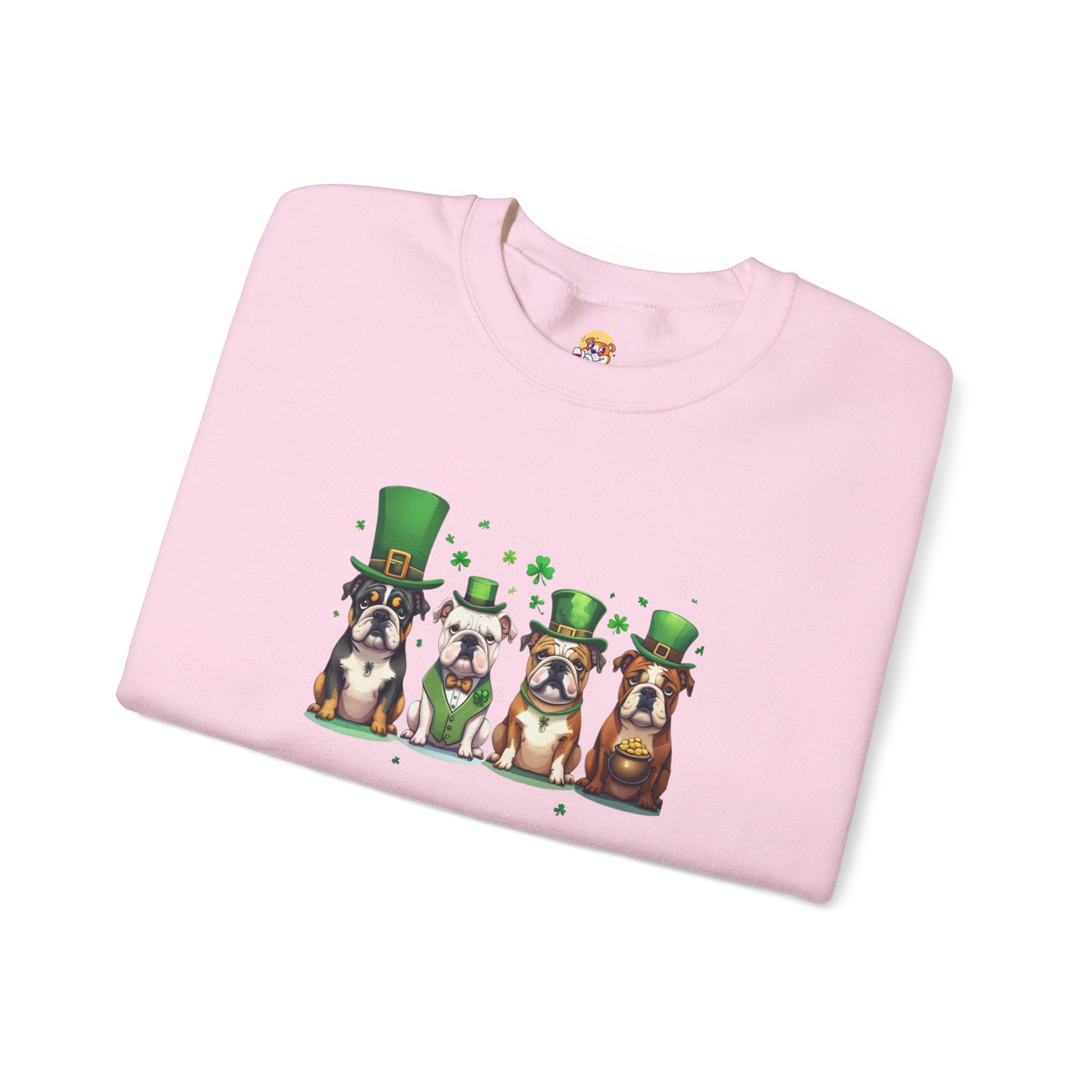 Tipsy Bully St. Patrick's Day Sweatshirt: Leprechauns (English)