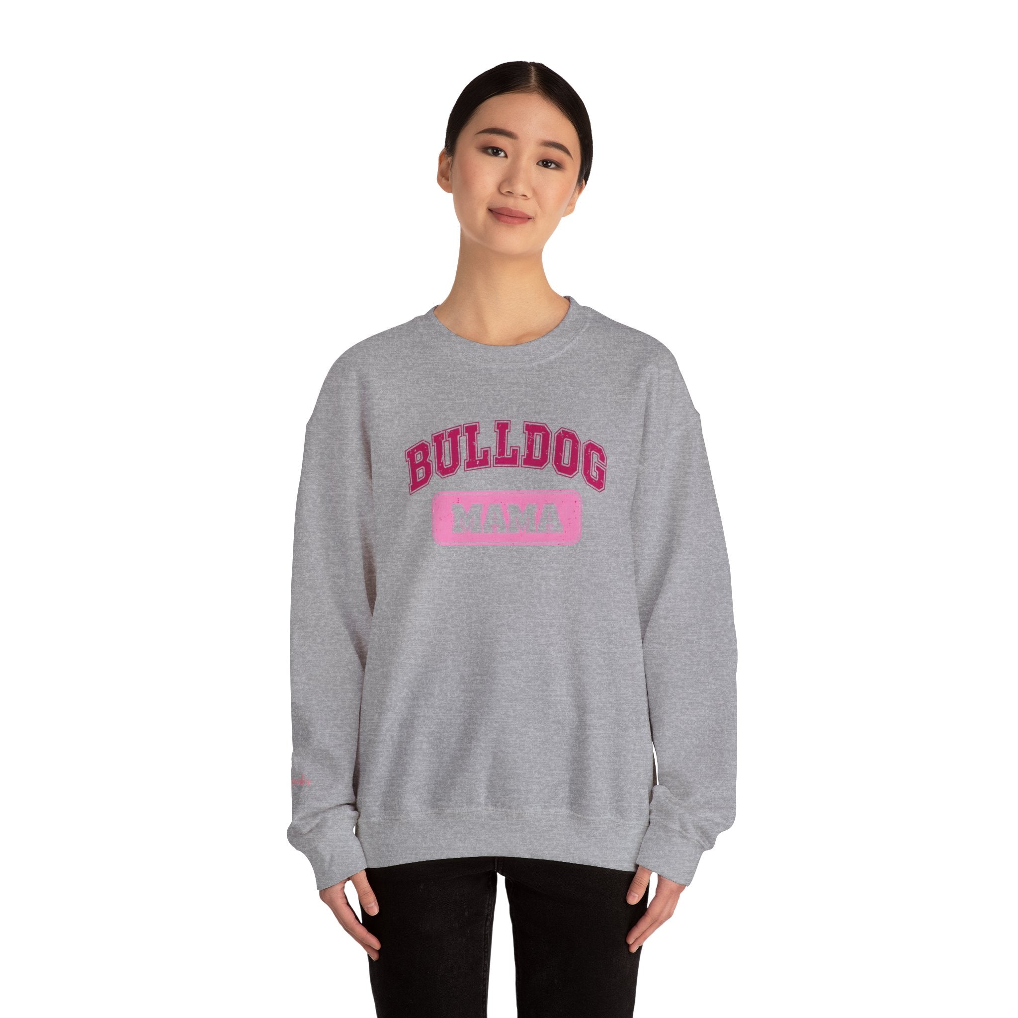 Bulldog Mama Personalized Sweatshirt (English/French)