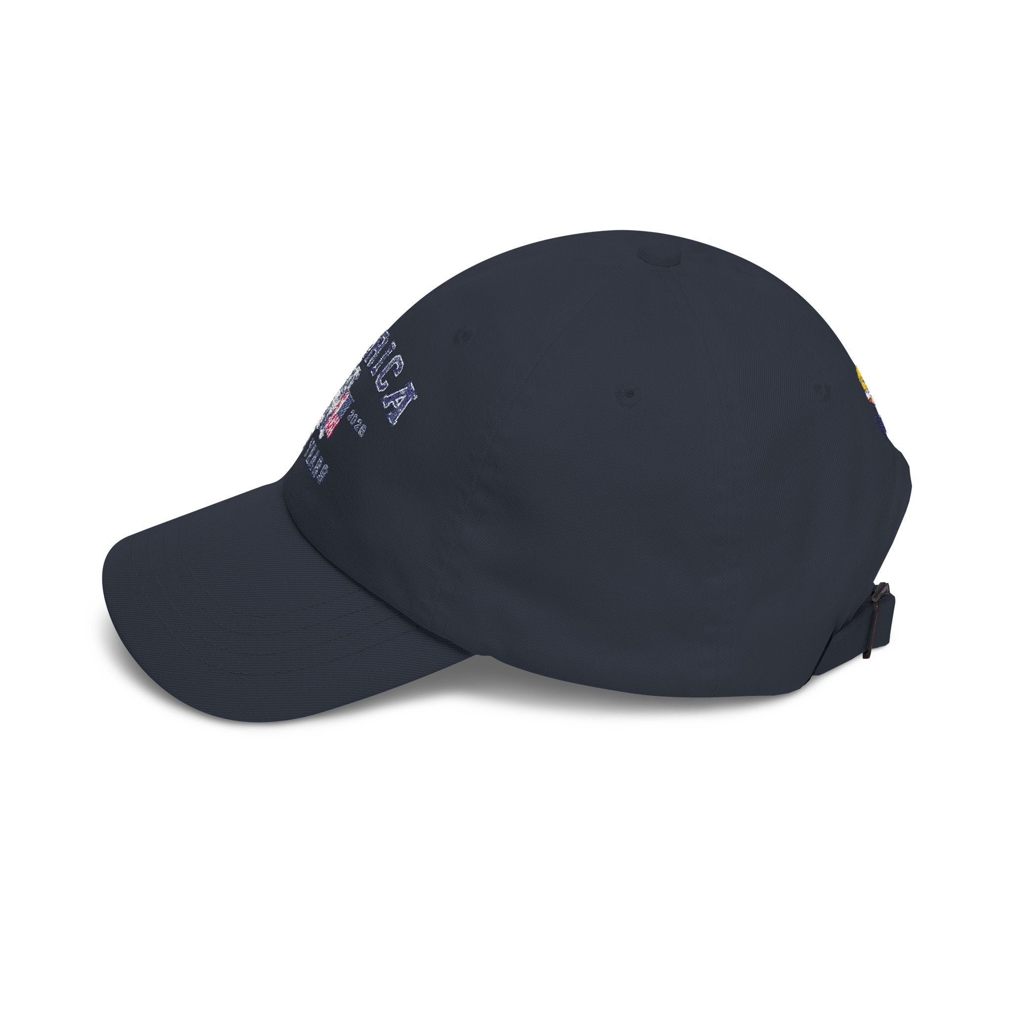 America 250 Years Dad Cap - Vintage Patriotic USA Baseball Hat (English)