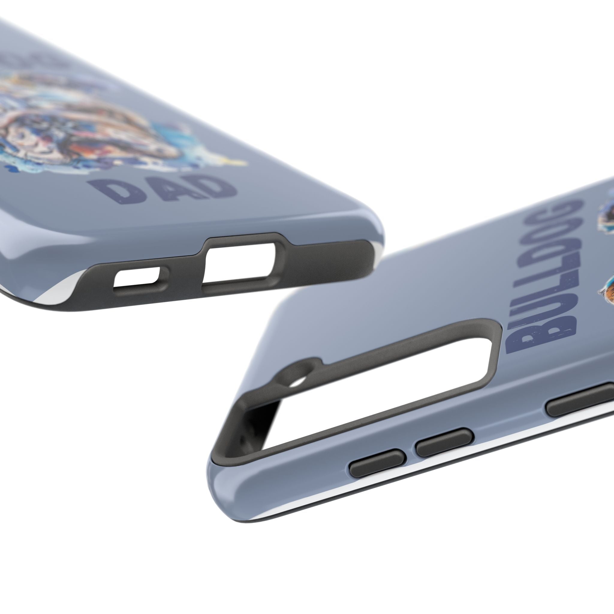 Bulldog Dad iPhone Cases (English/Watercolor) New
