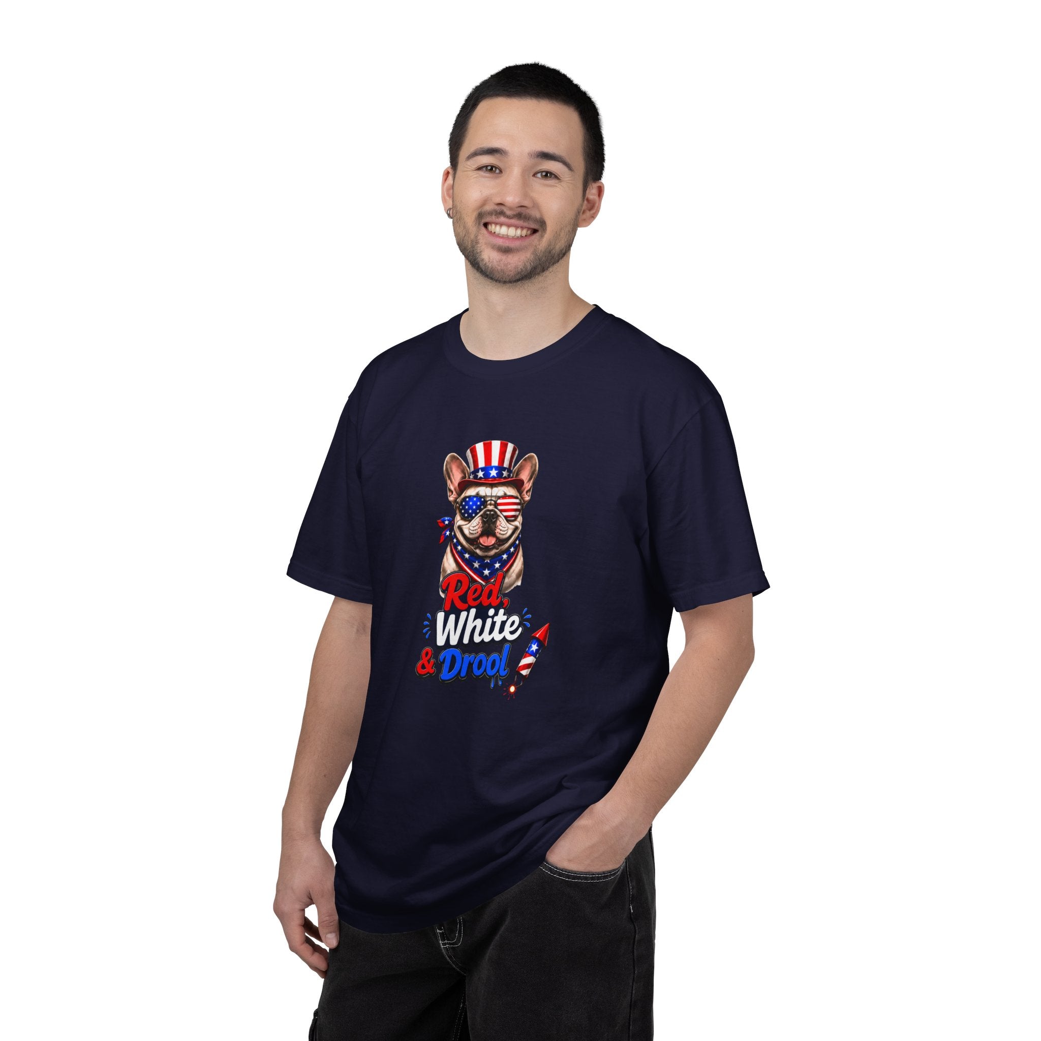 Party Like Its 1776 Bulldog T-Shirt | Patriotic Garment-Dyed Tee (French)