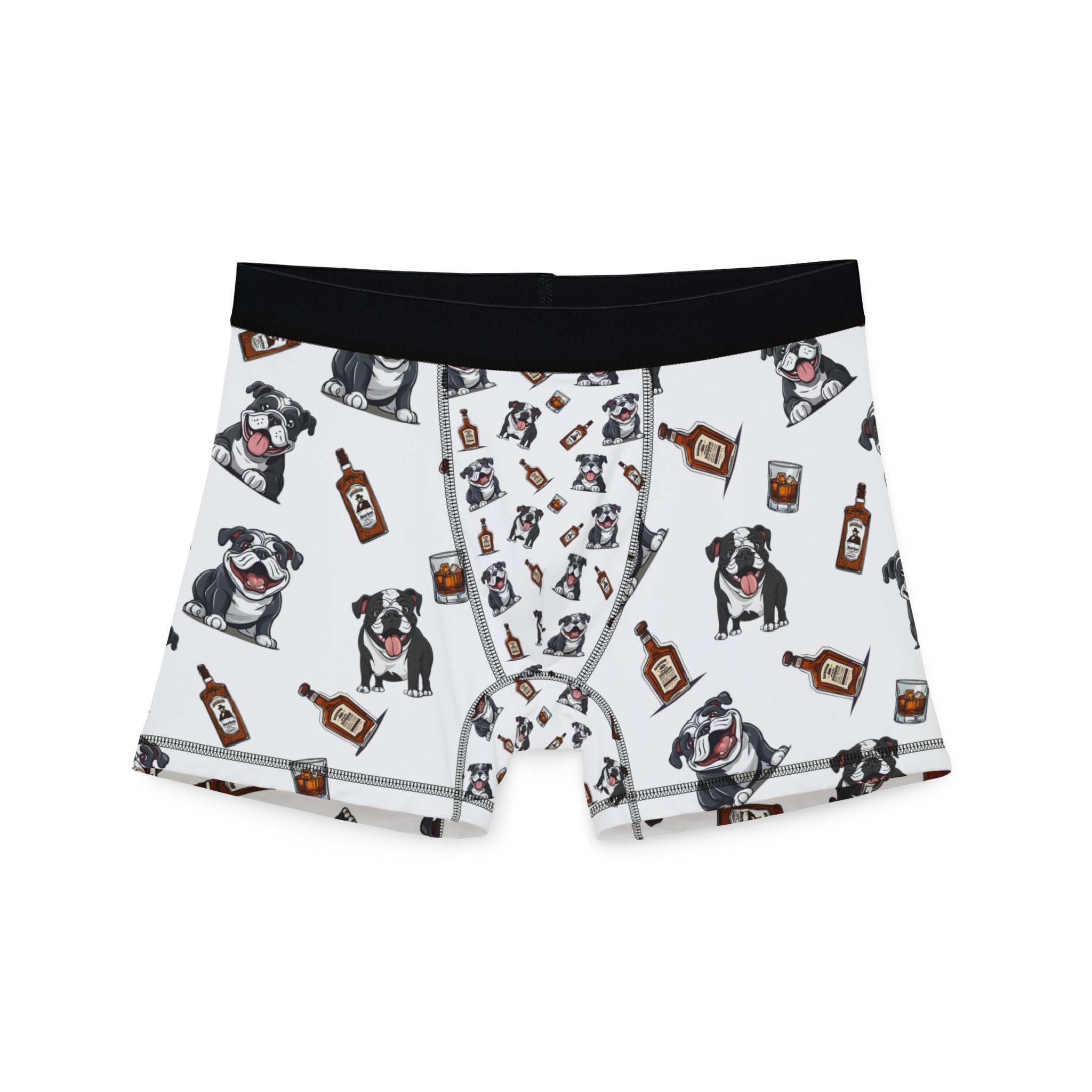 Tipsy Bully Bulldogs & Bourbon Men's Underwear (English/Black)